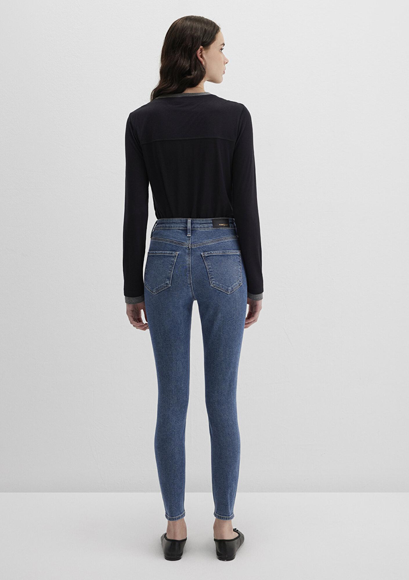 Mavi Serenay Gold Shape Vintage Indigo Mavisi Jean Pantolon 100980-82194