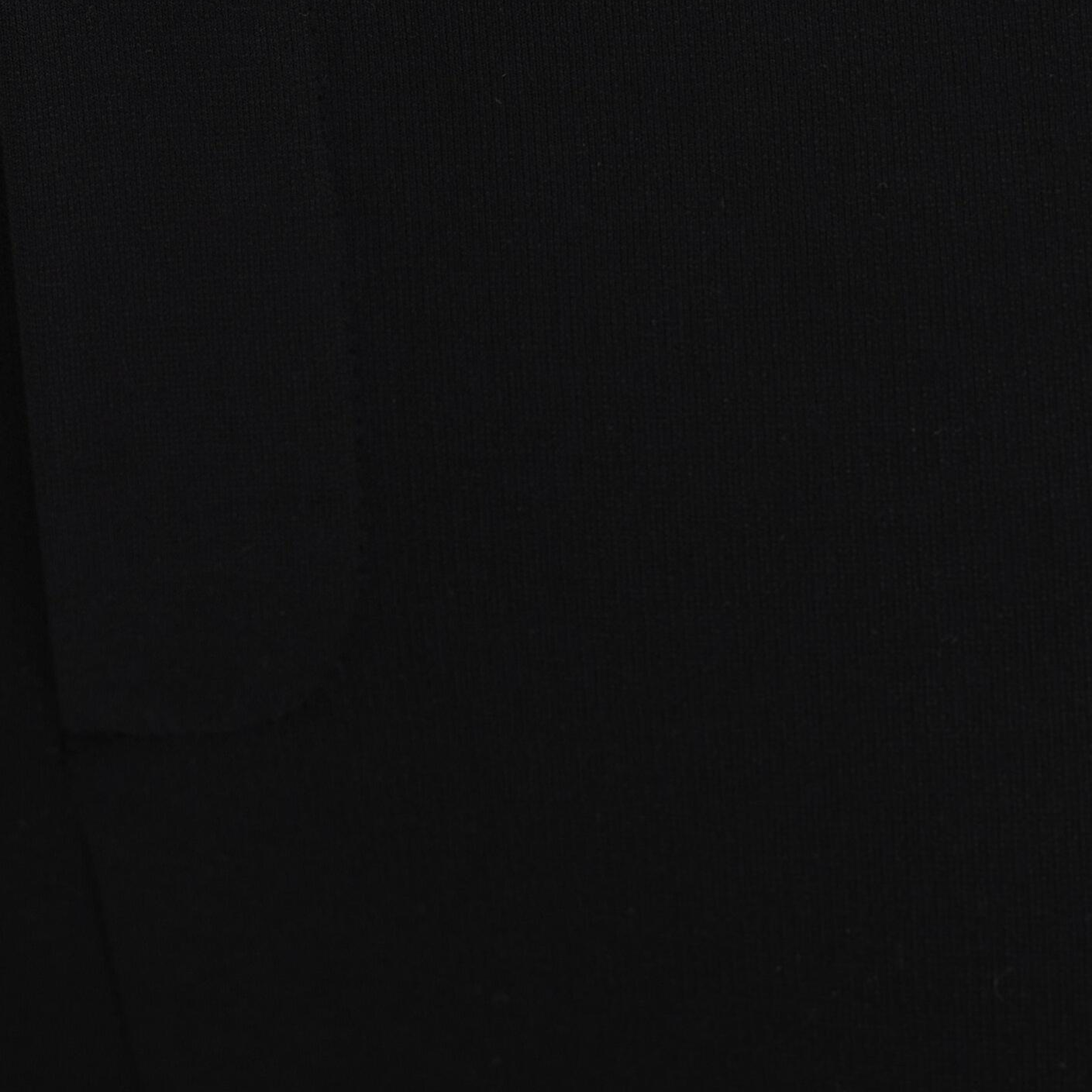 Mavi Düğmeli Siyah Tayt 1011096-900