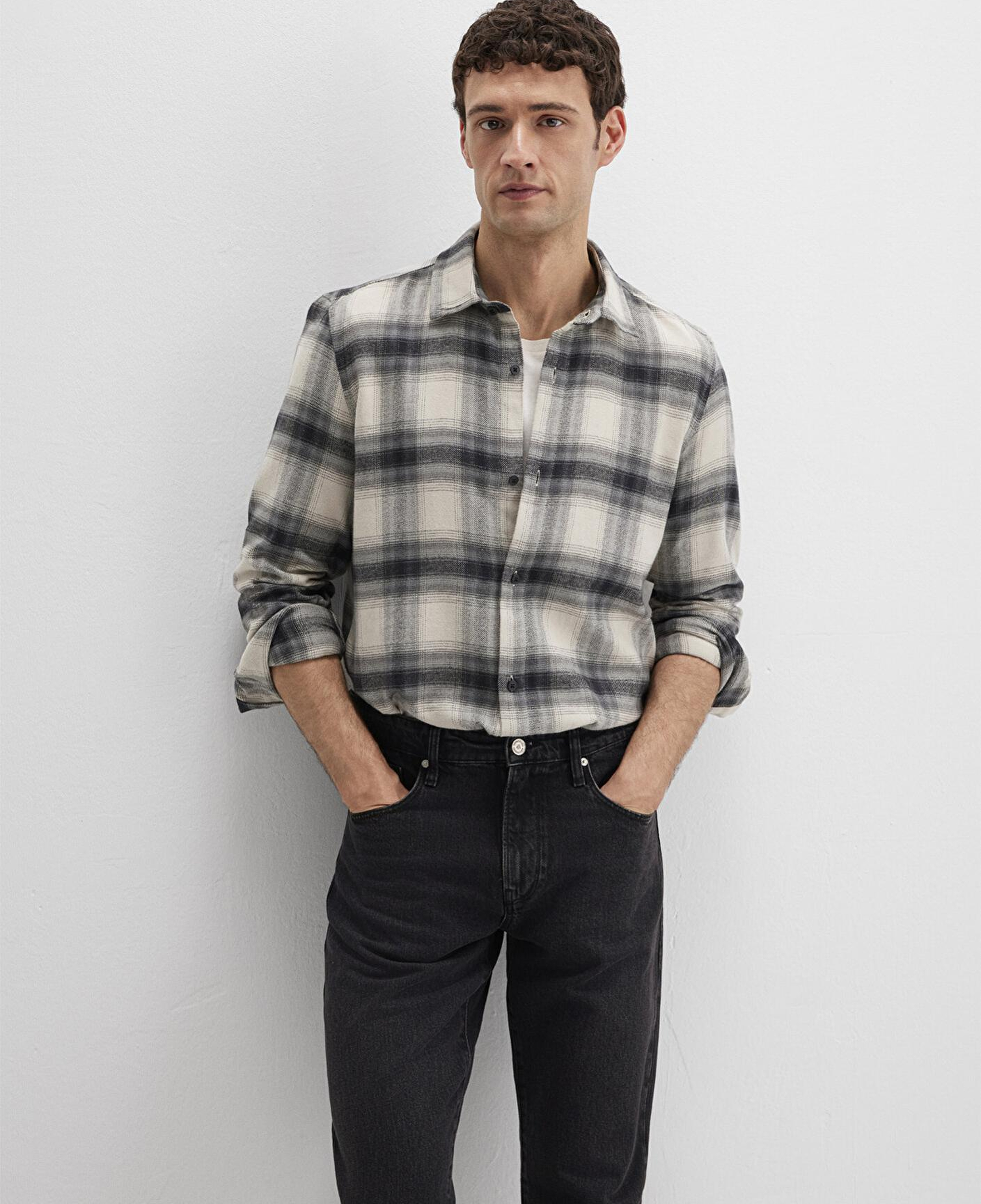 Mavi Kareli Gömlek Regular Fit / Normal Kesim 0211792-91308