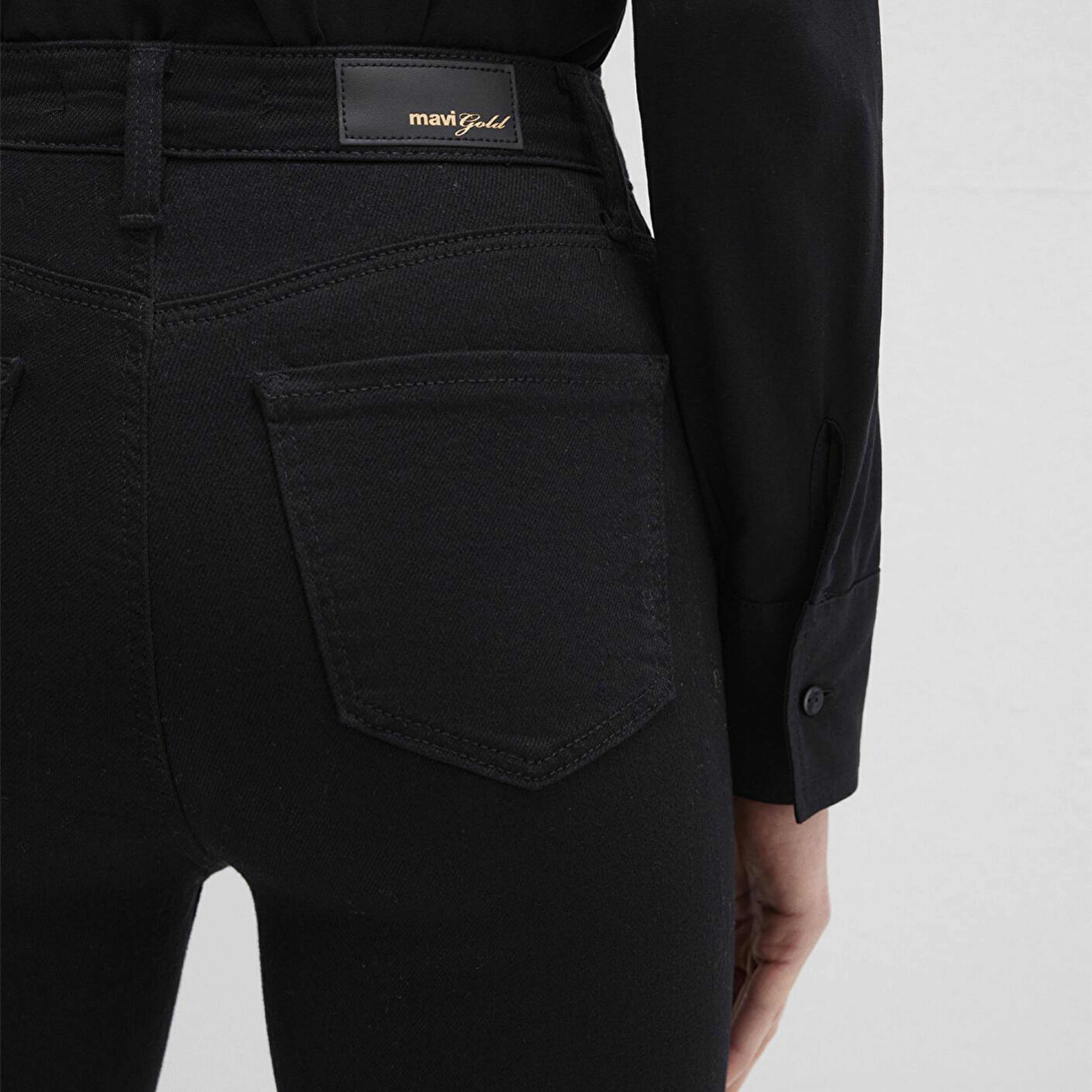 Mavi Serenay Gold Shape Siyah Jean Pantolon 100980-35248