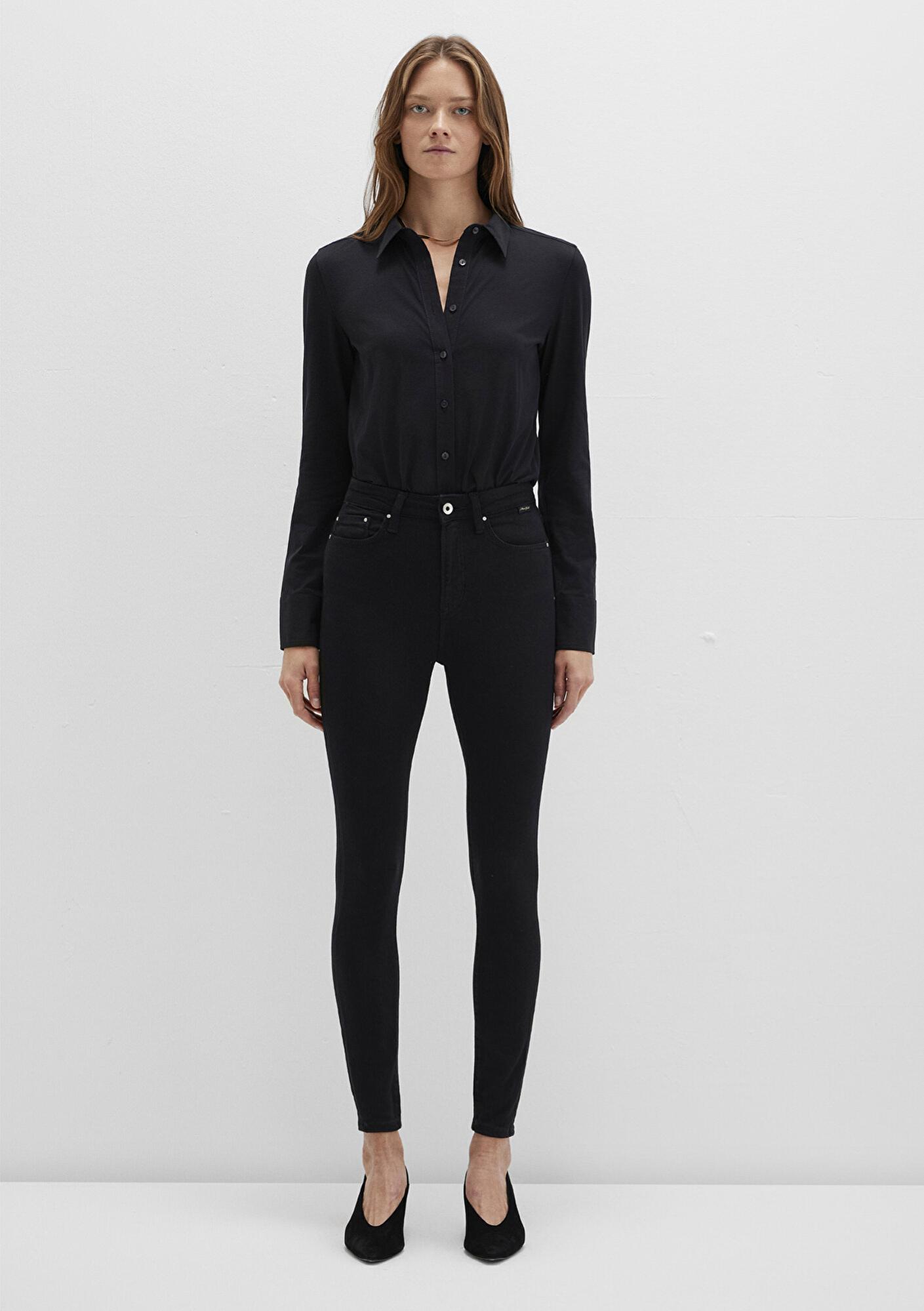 Mavi Serenay Gold Shape Siyah Jean Pantolon 100980-35248