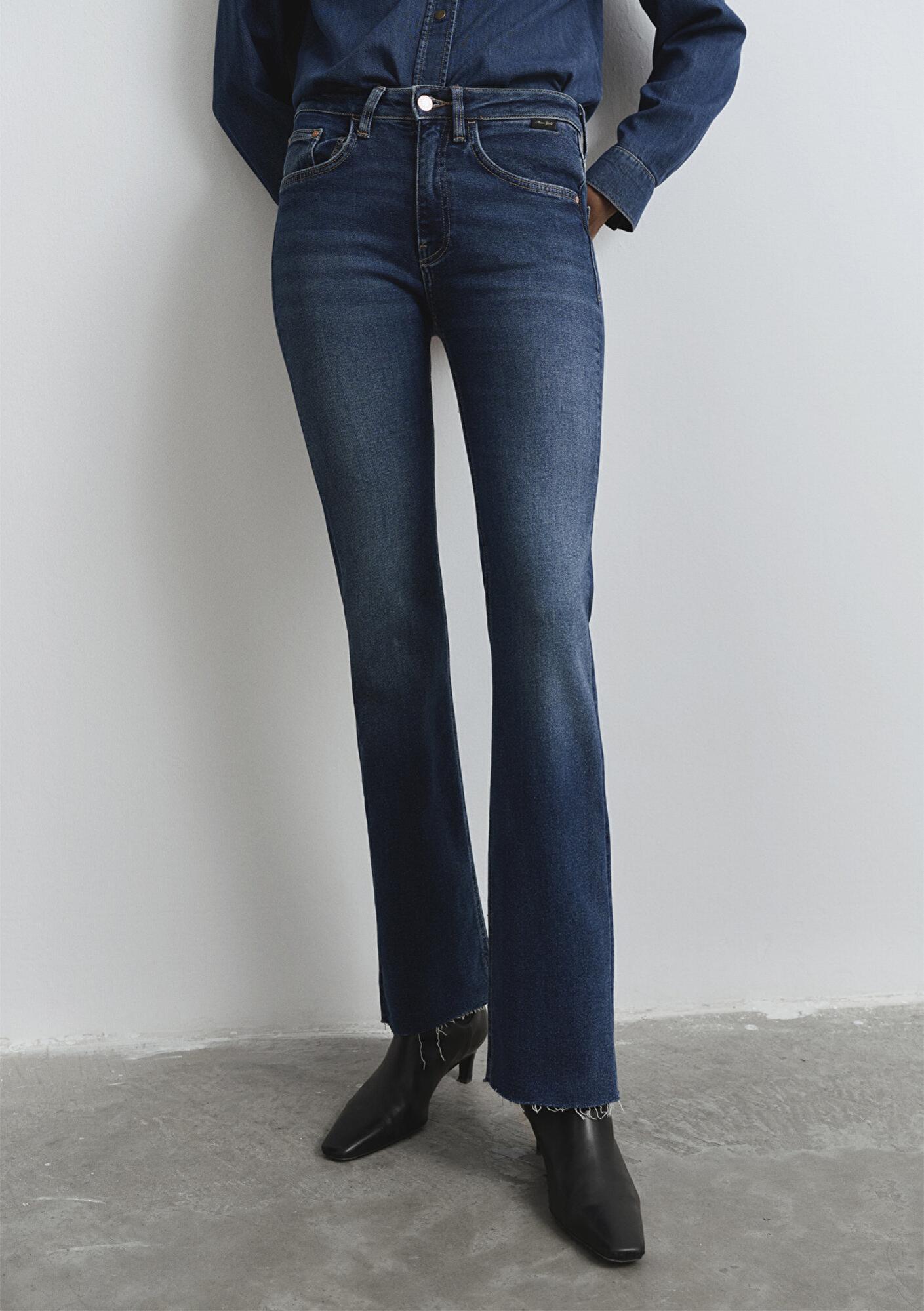 Mavi Maria Gold Denim Koyu Mavi Jean Pantolon 101225-80680