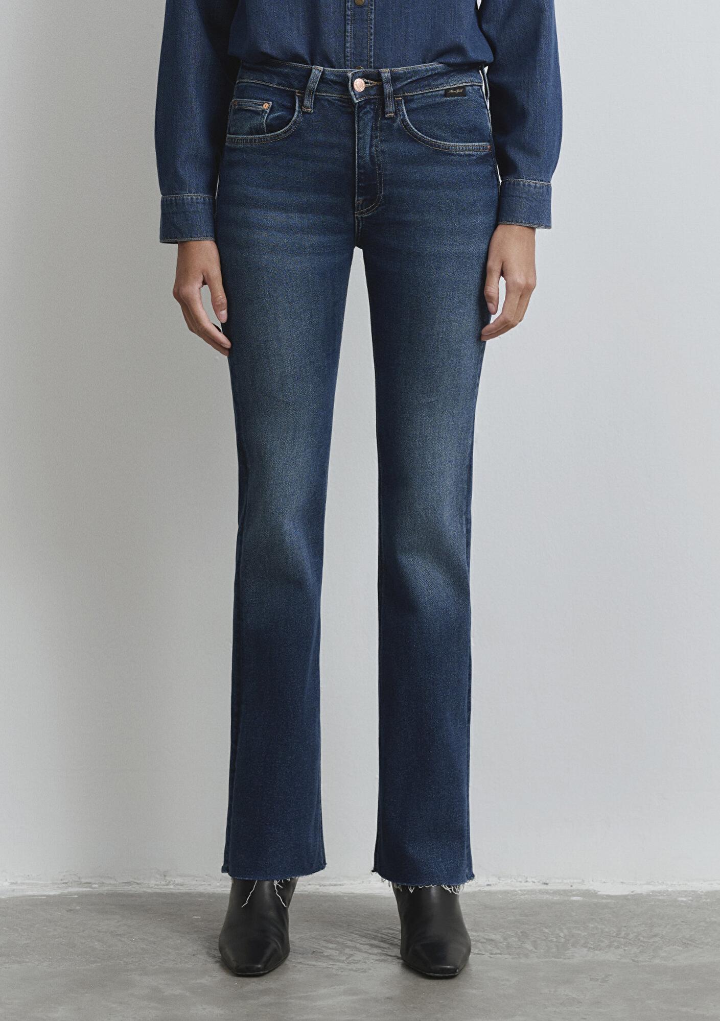 Mavi Maria Gold Denim Koyu Mavi Jean Pantolon 101225-80680