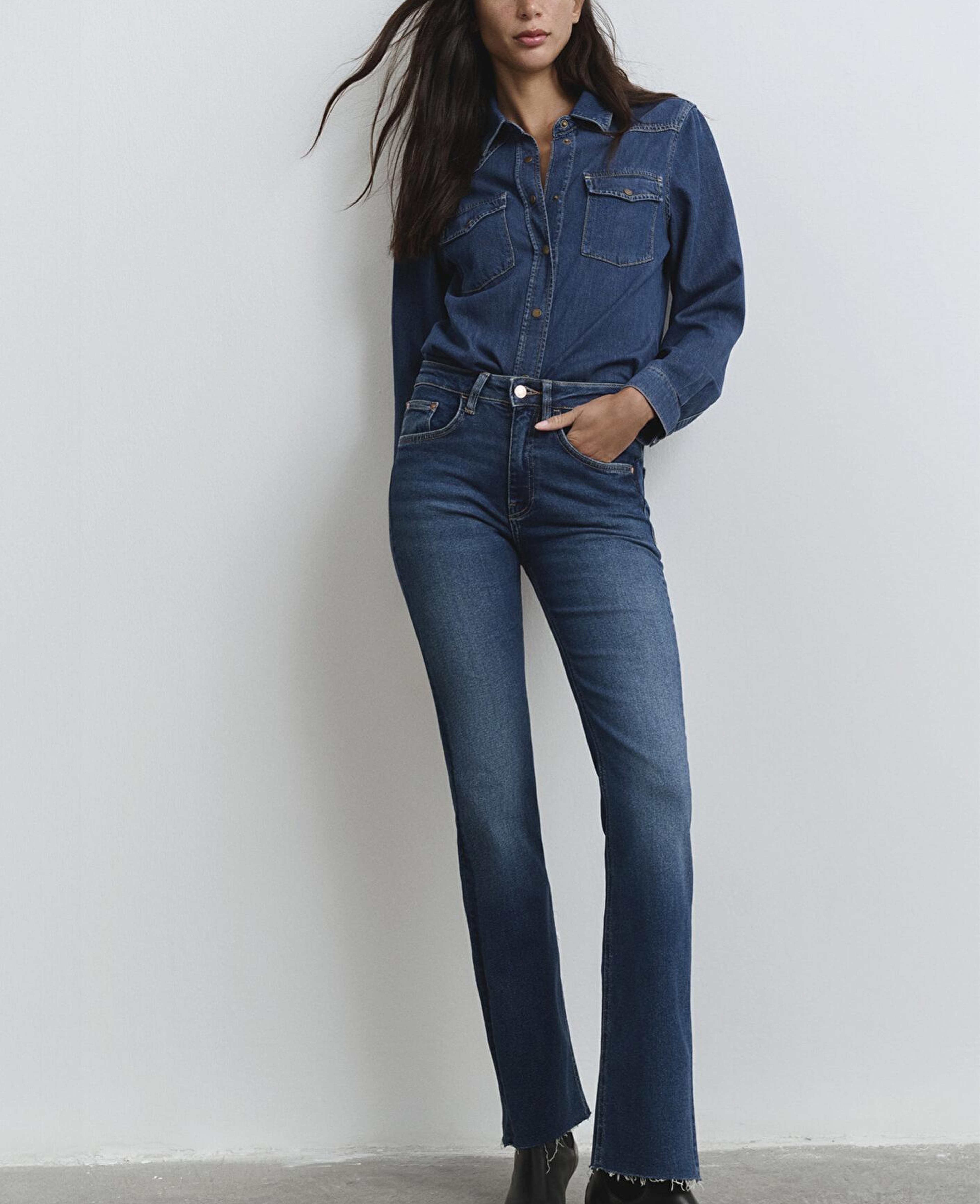 Mavi Maria Gold Denim Koyu Mavi Jean Pantolon 101225-80680