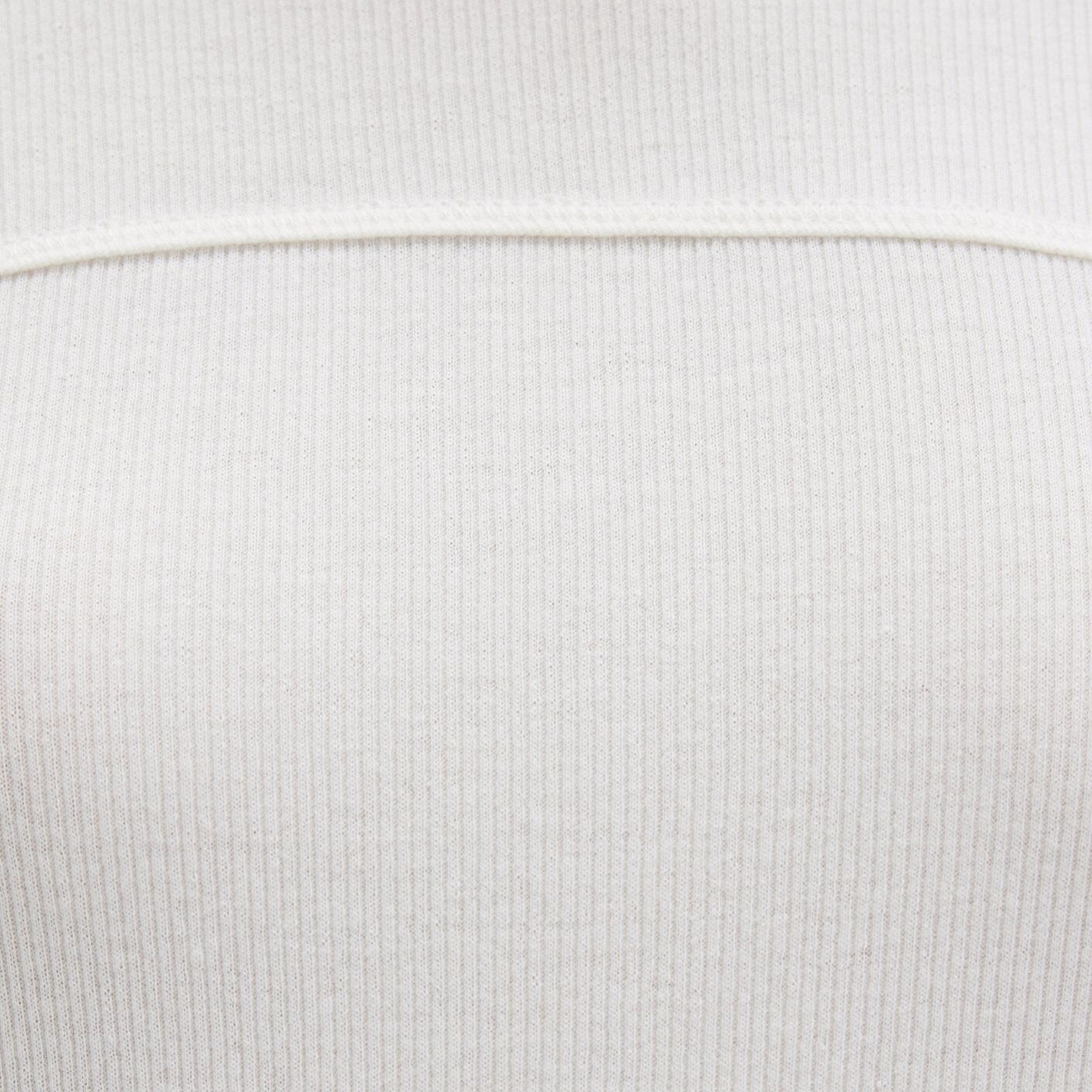 Mavi Ekru Uzun Kollu Tişört Fitted / Vücuda Oturan Kesim 1613625-80194