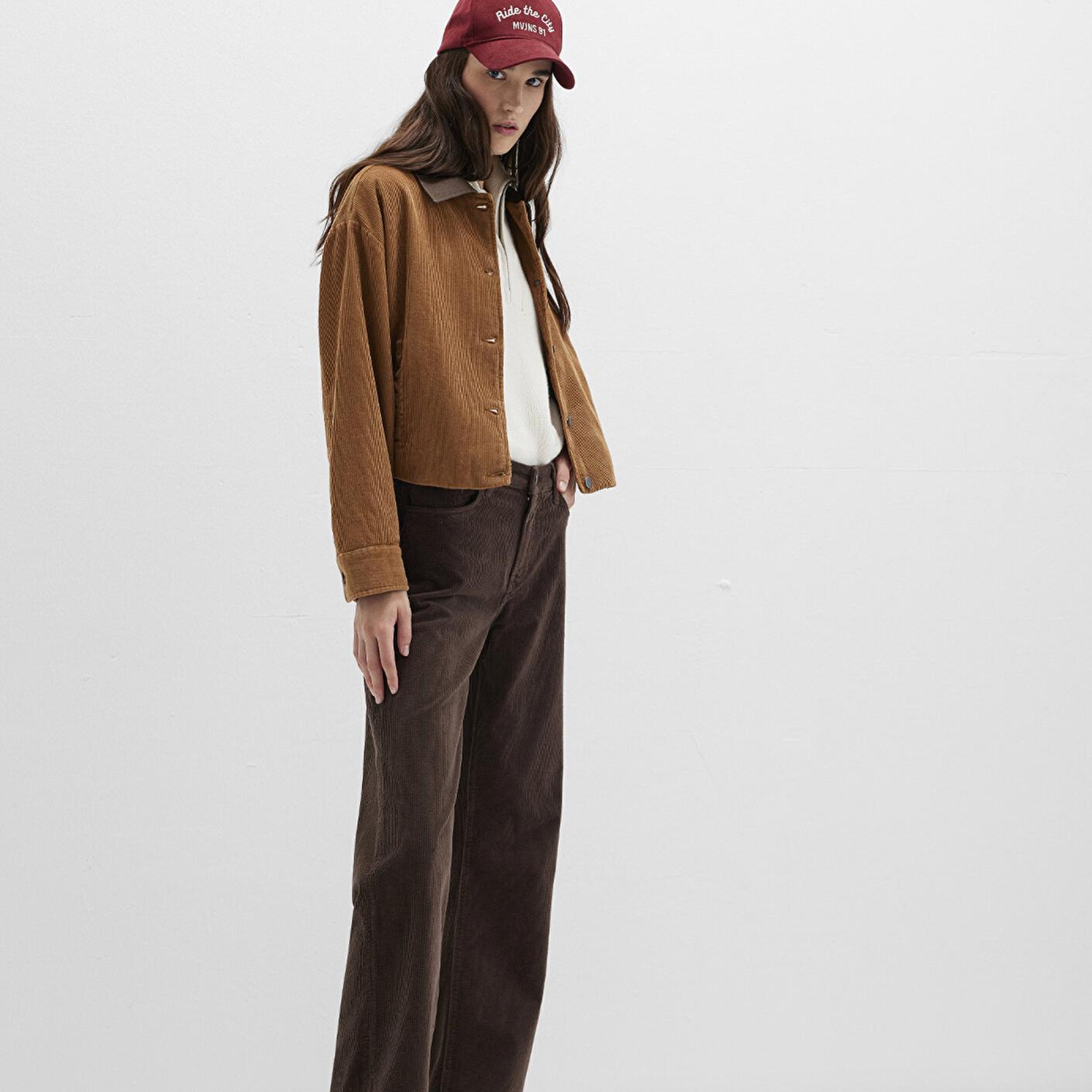 Mavi Malibu Kahverengi Kadife Pantolon 1010152-91292