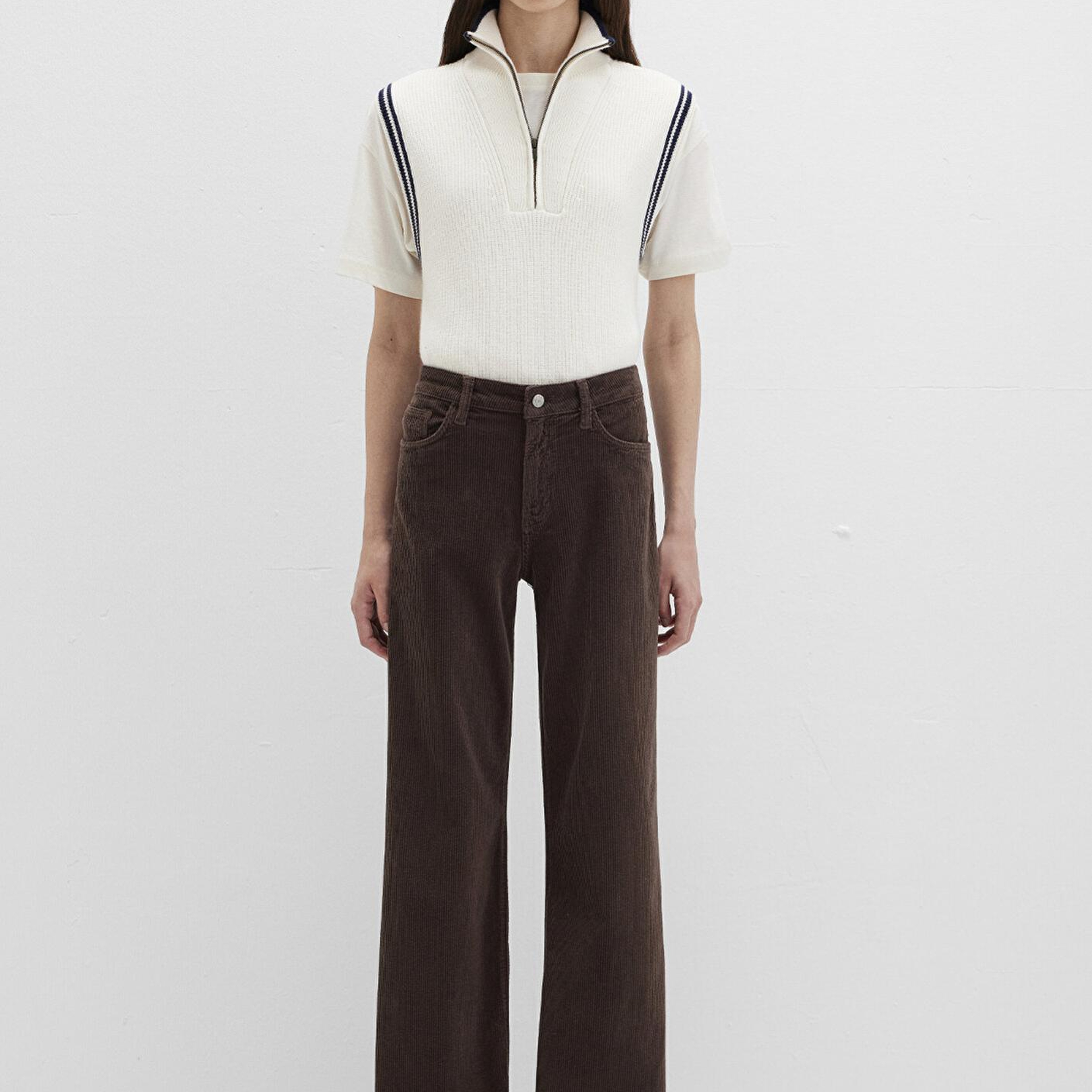 Mavi Malibu Kahverengi Kadife Pantolon 1010152-91292