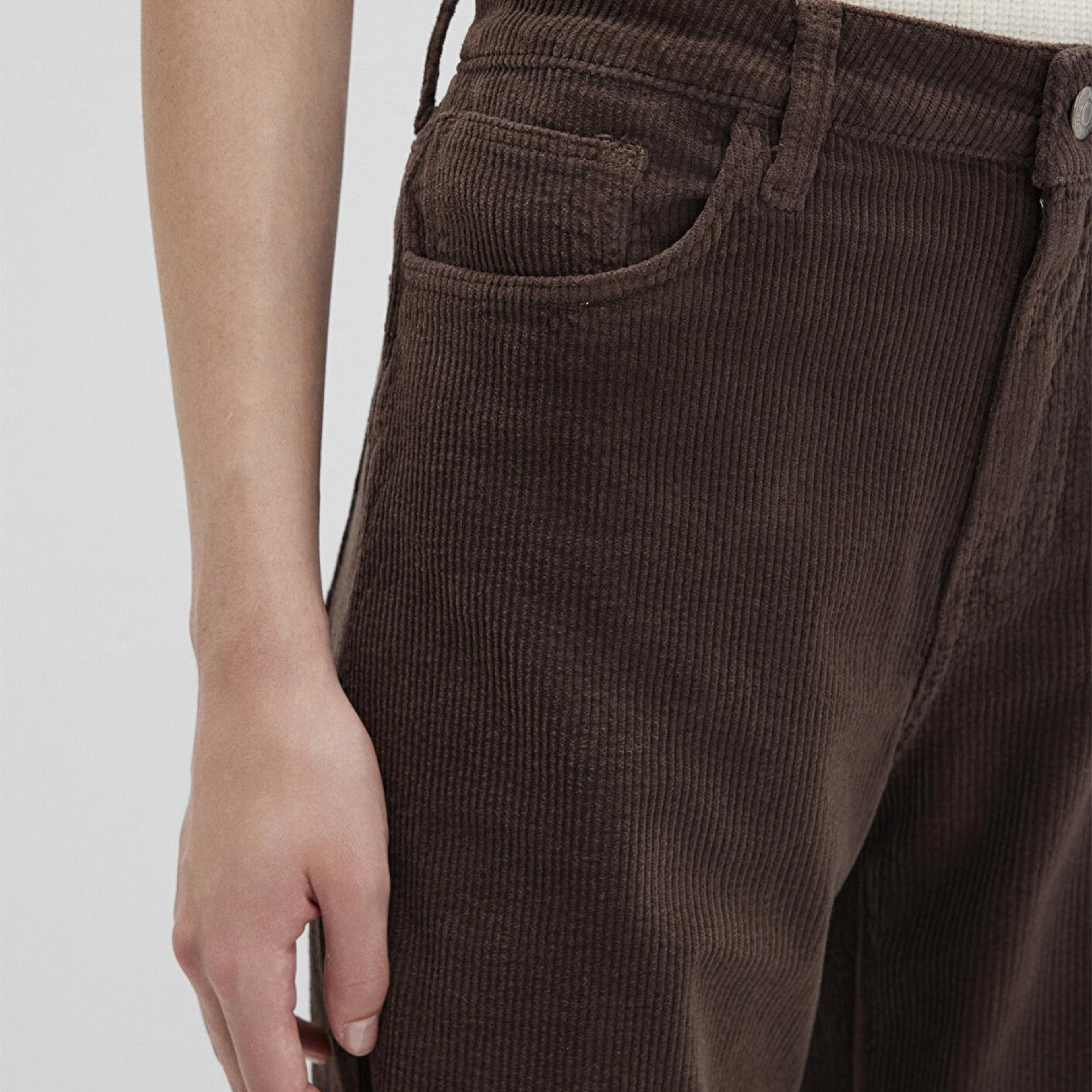 Mavi Malibu Kahverengi Kadife Pantolon 1010152-91292