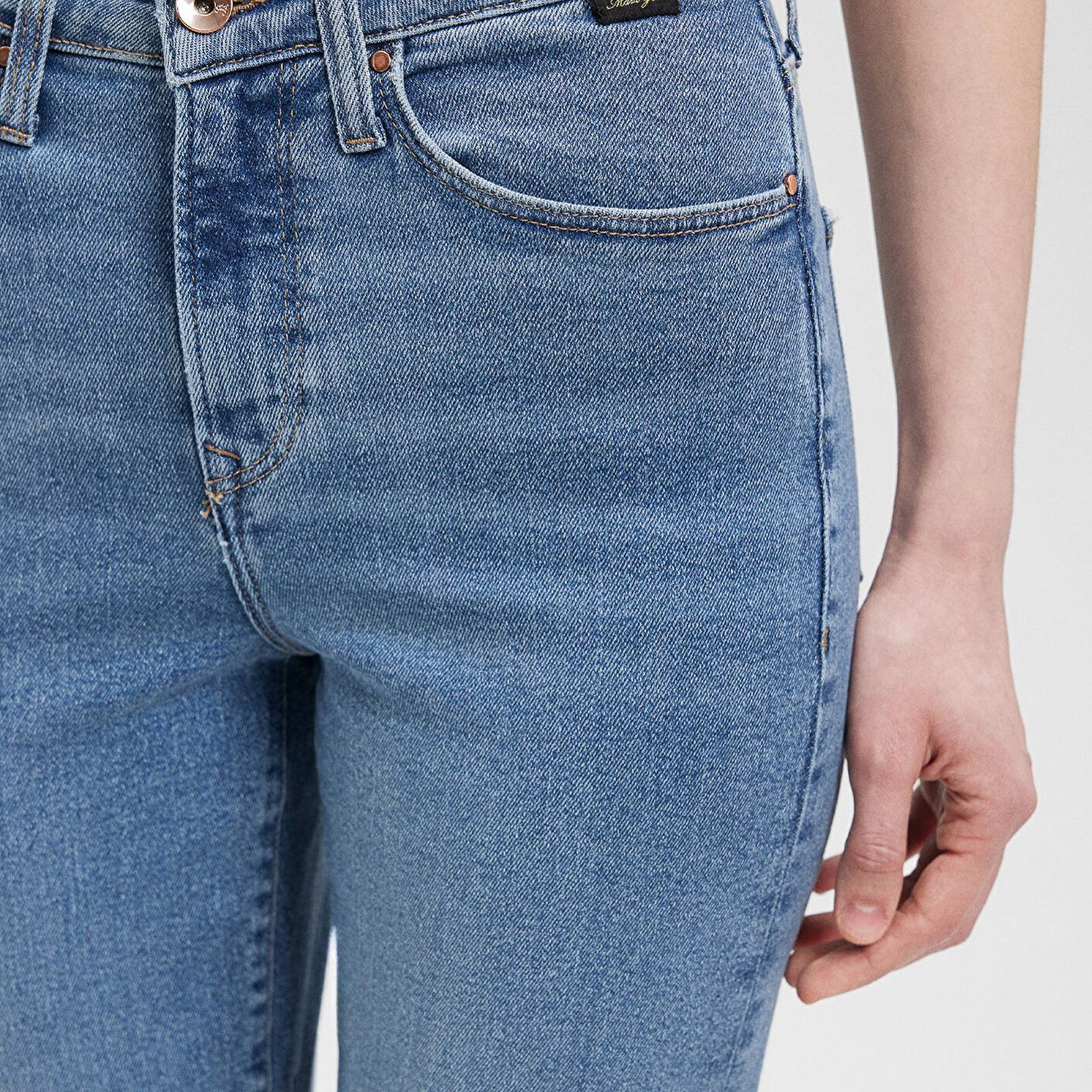 Mavi Cindy Gold Shape Gölgeli İndigo Mavisi Jean Pantolon 100277-33555