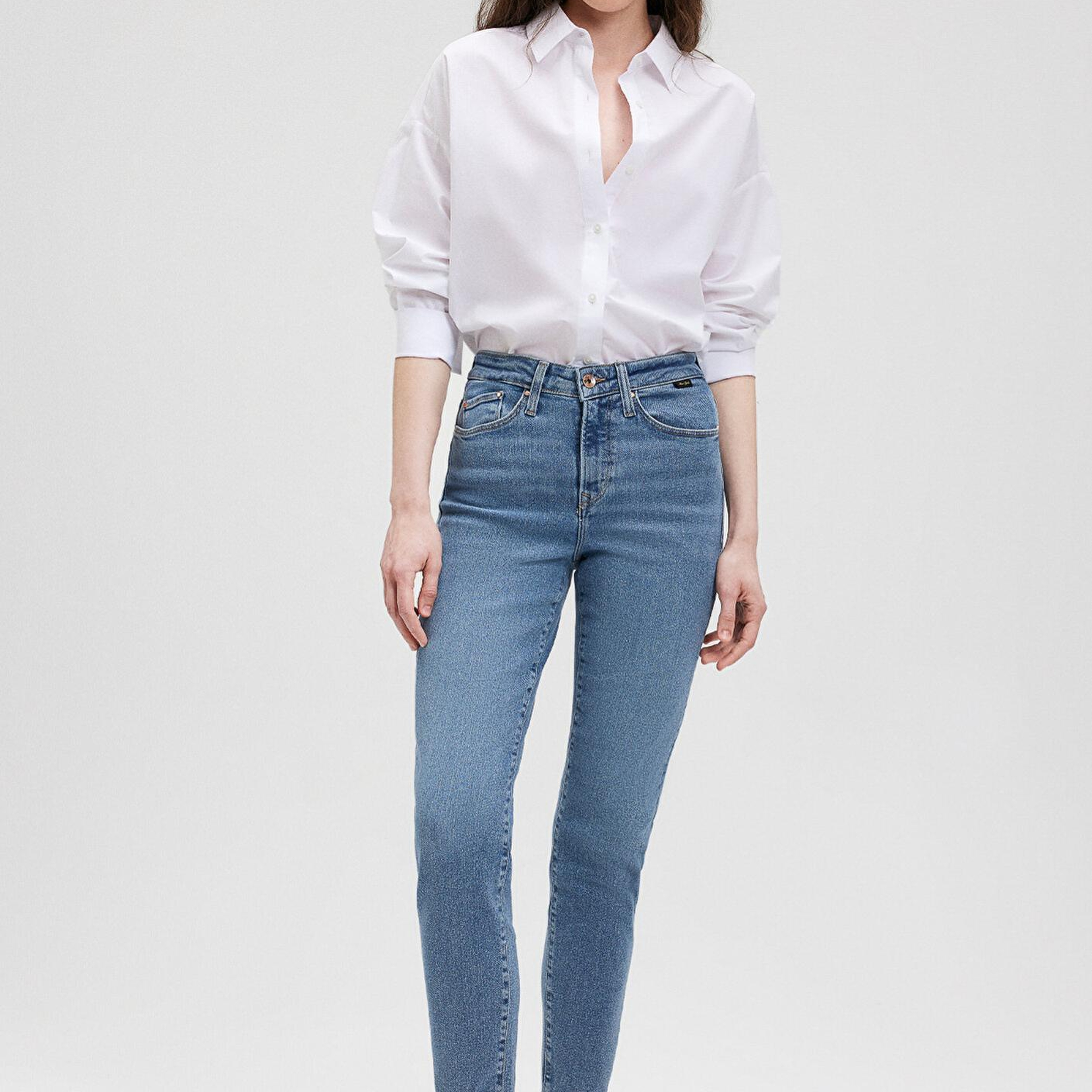 Mavi Cindy Gold Shape Gölgeli İndigo Mavisi Jean Pantolon 100277-33555