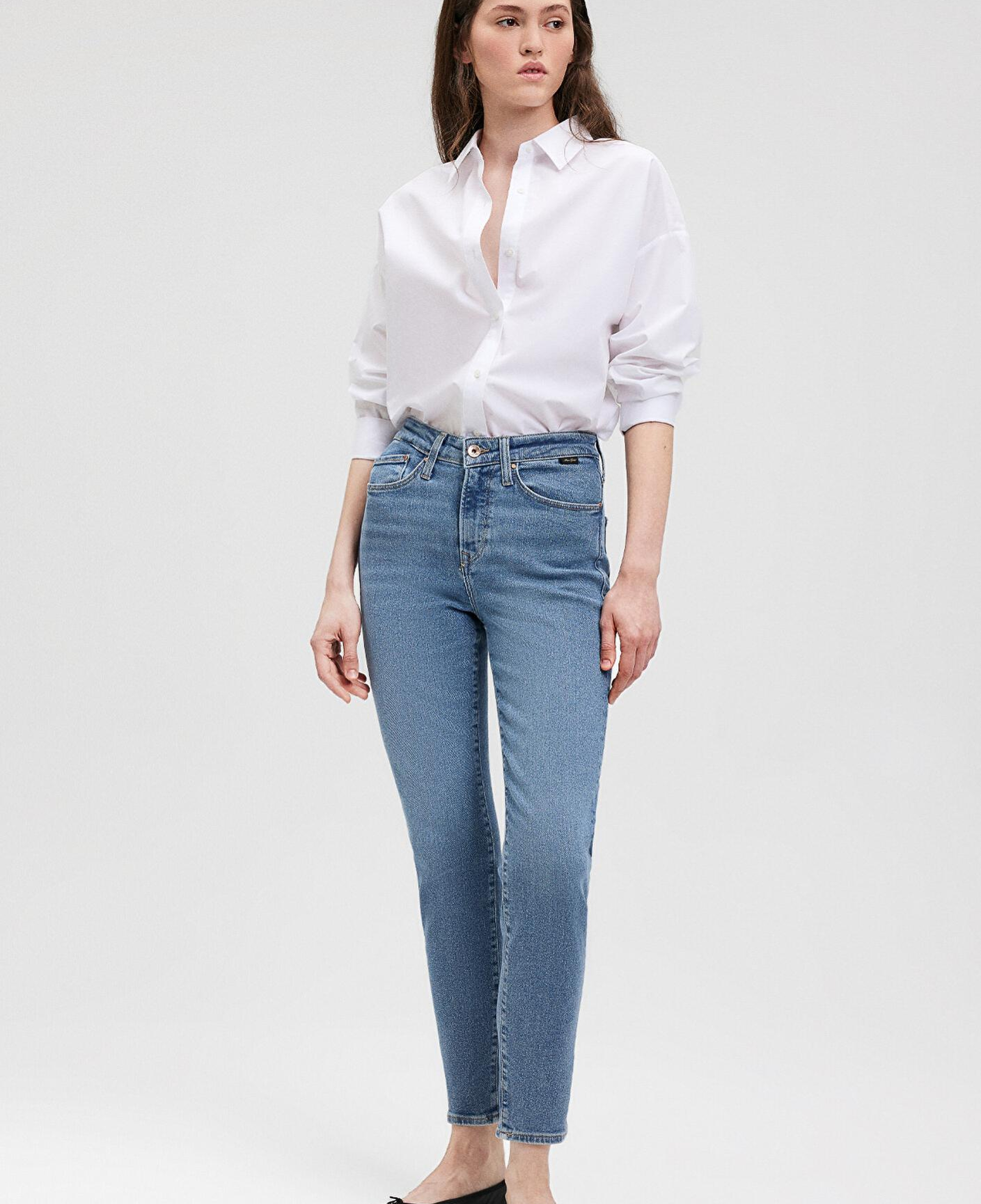 Mavi Cindy Gold Shape Gölgeli İndigo Mavisi Jean Pantolon 100277-33555