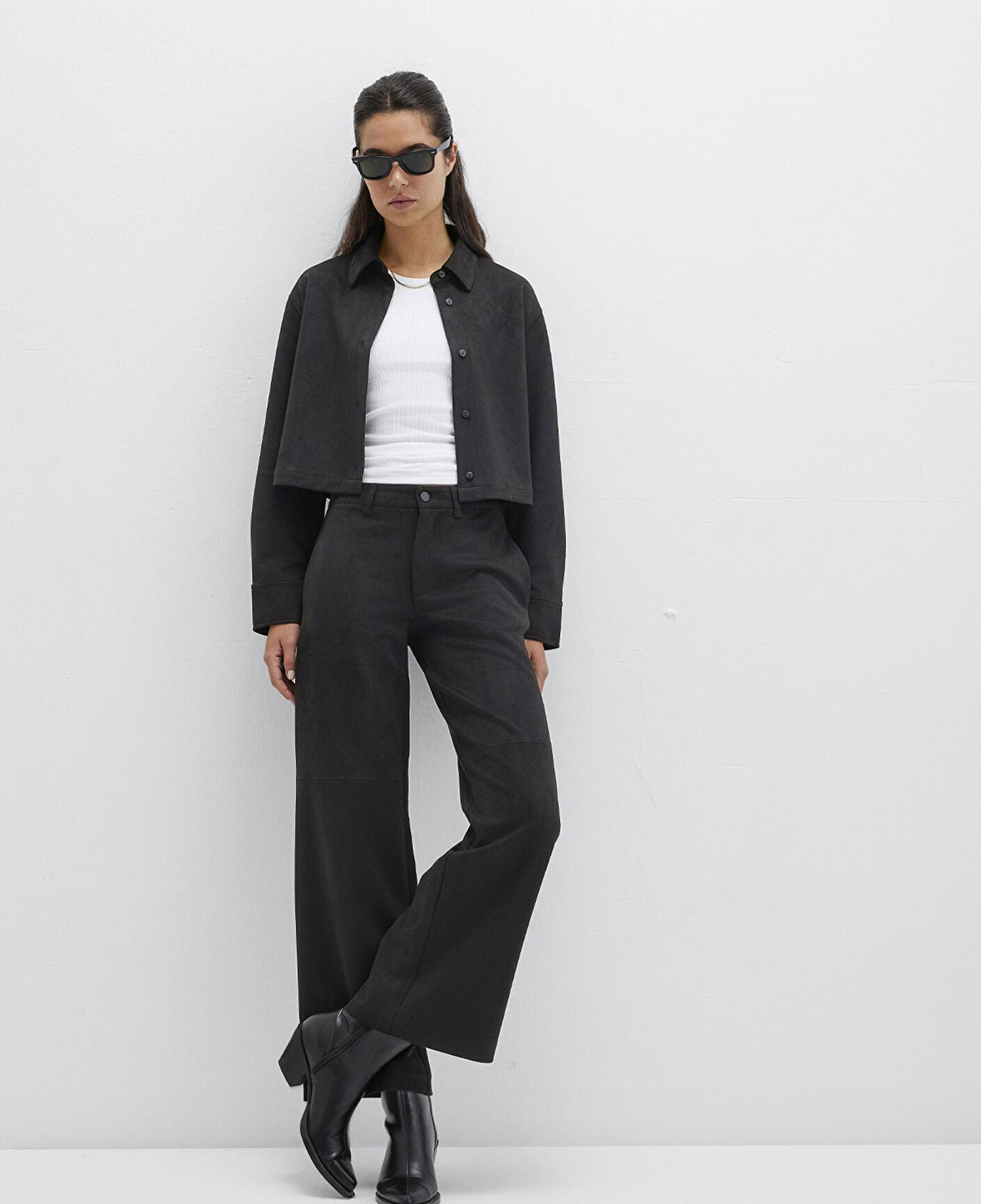 Mavi Suni Süet Siyah Pantolon 1011087-900