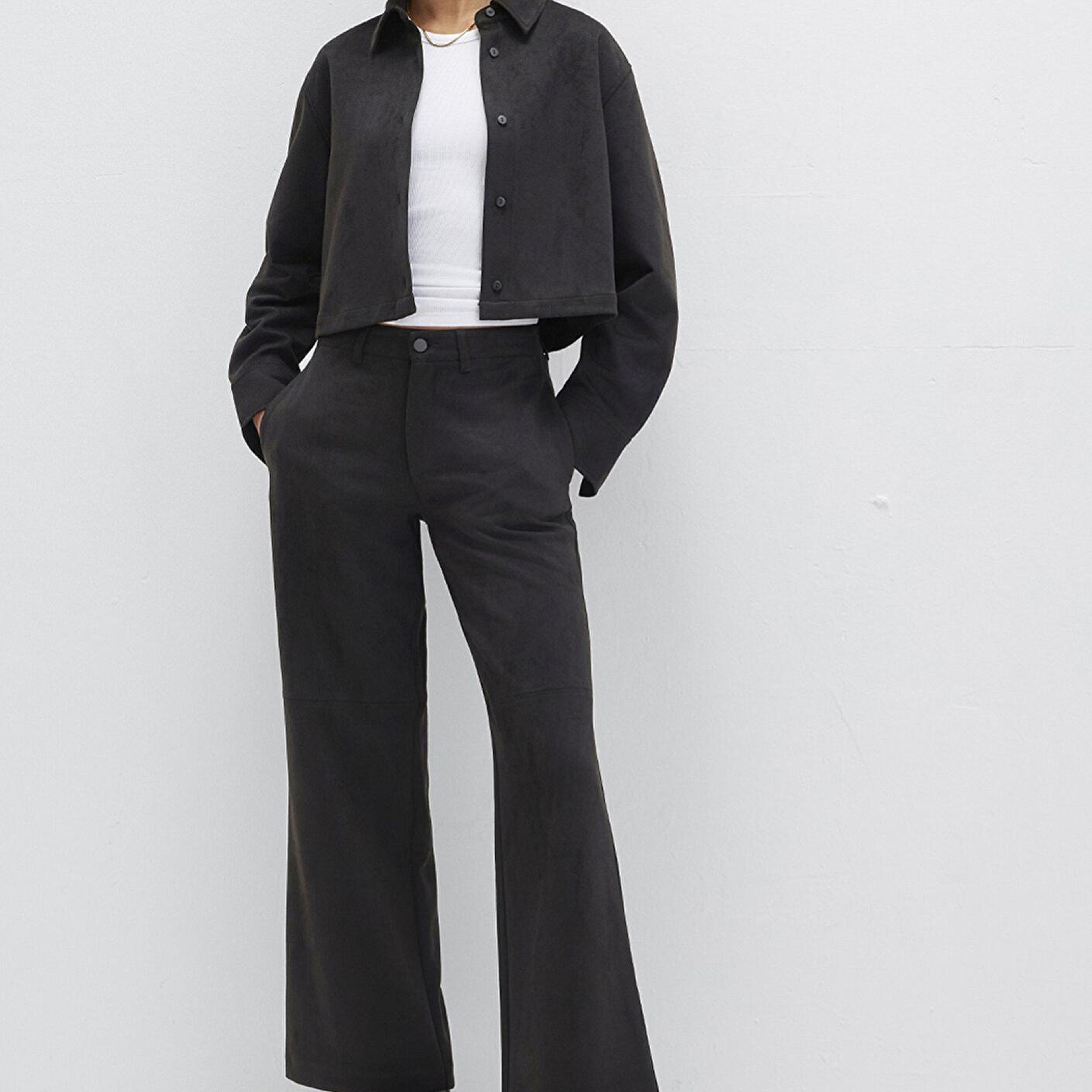 Mavi Suni Süet Siyah Pantolon 1011087-900