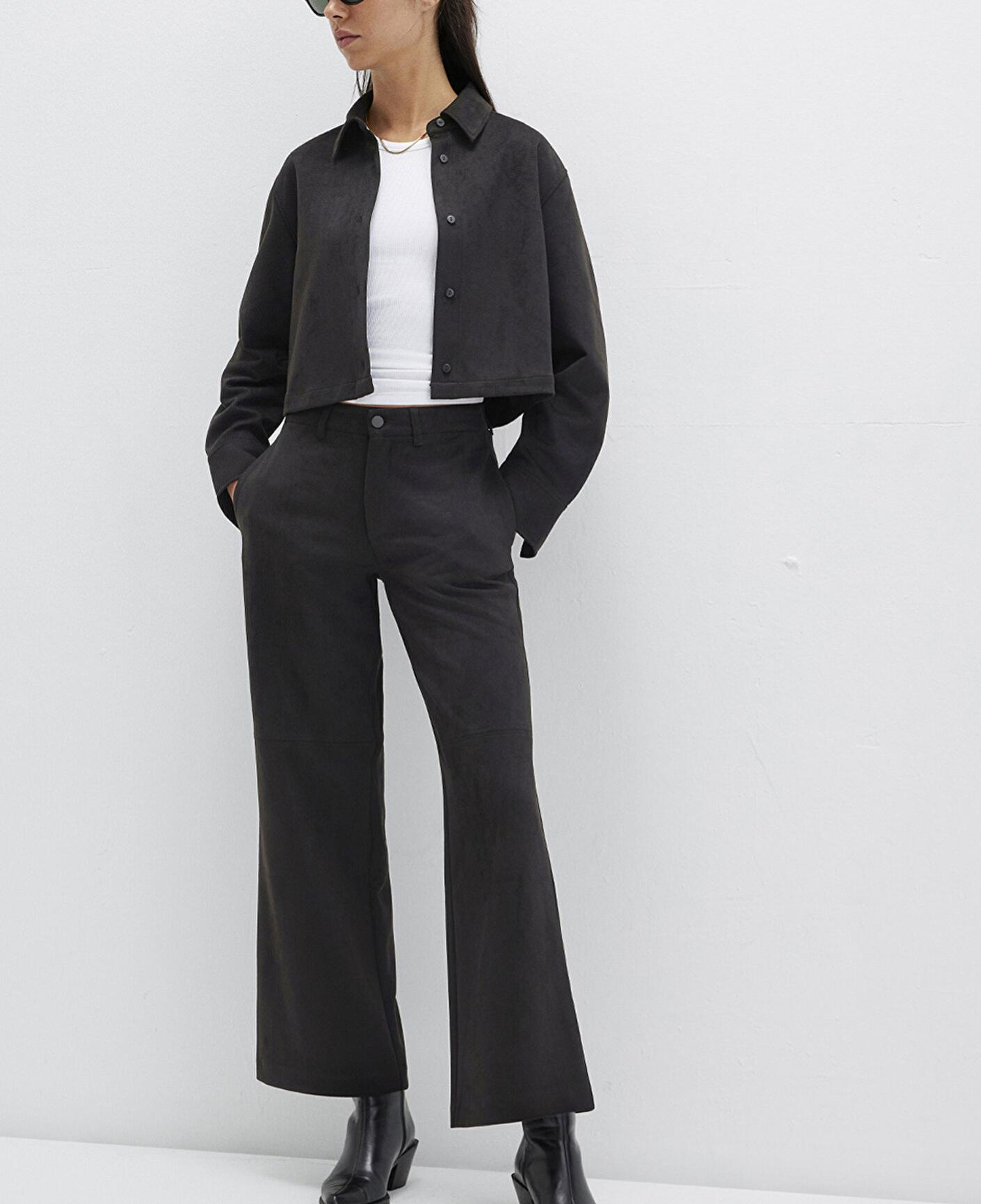 Mavi Suni Süet Siyah Pantolon 1011087-900