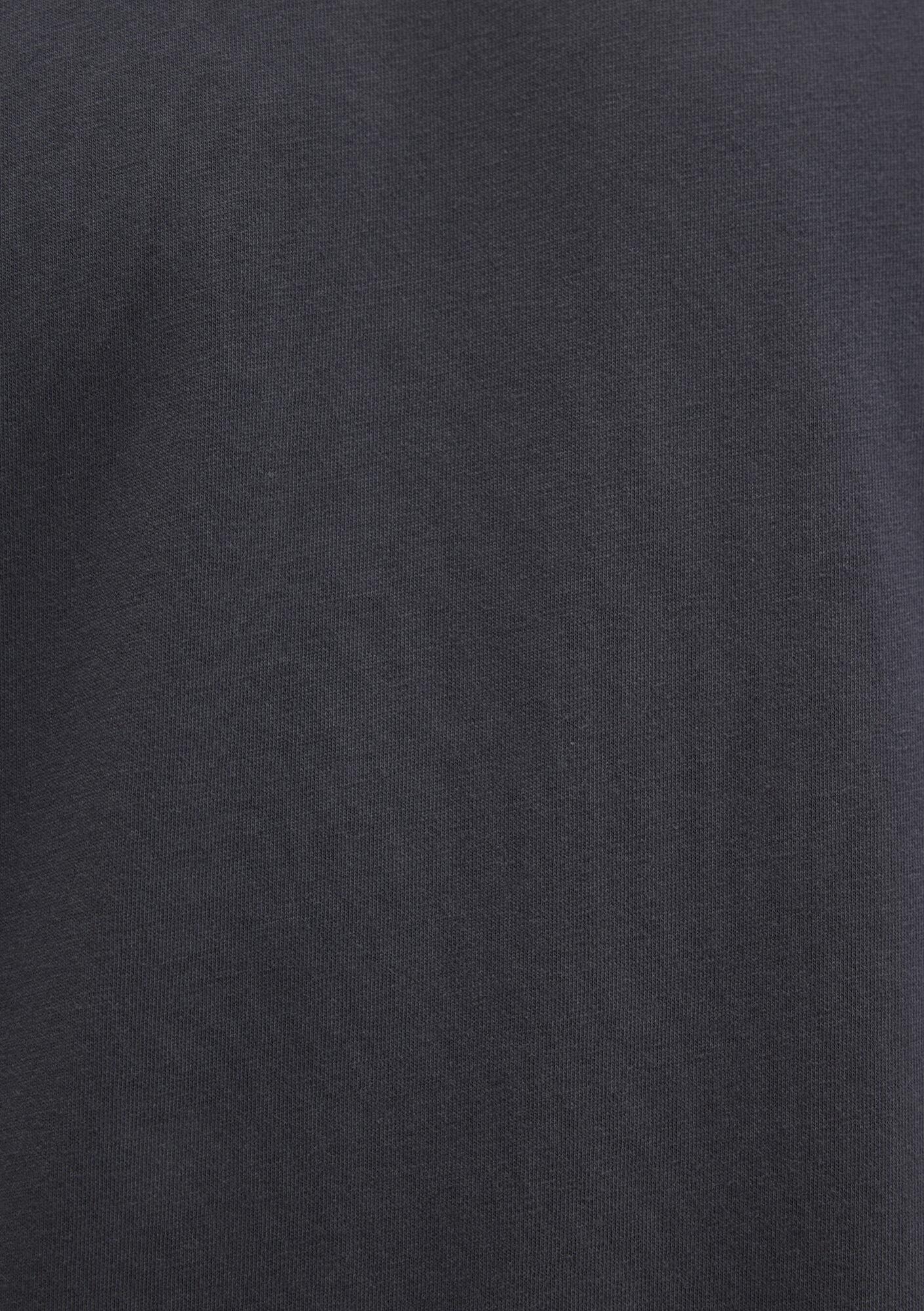 Mavi Baskılı Antrasit Tişört Loose Fit / Bol Rahat Kesim 0613031-80106