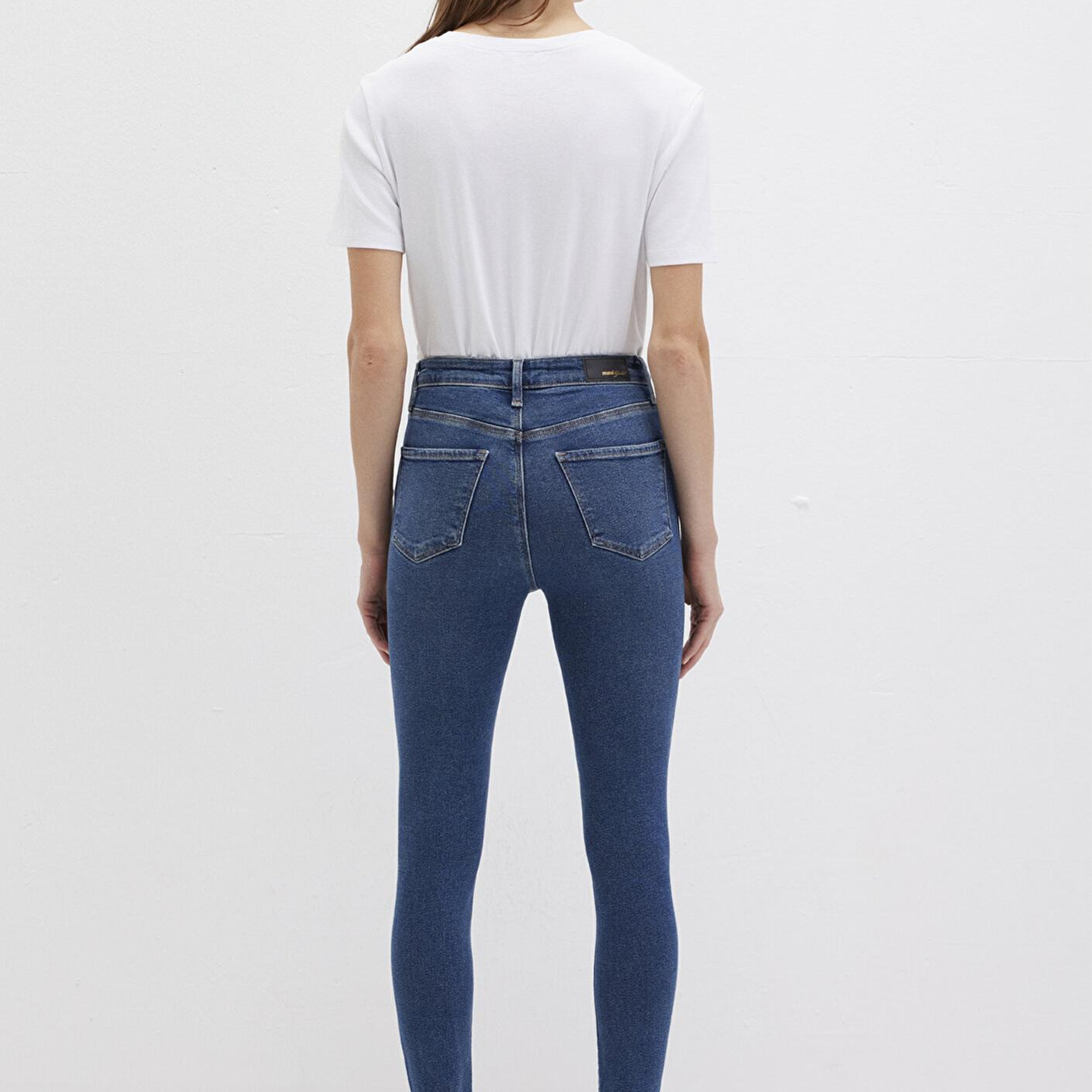 Mavi Serenay Gold Shape Koyu Mavi Jean Pantolon 100980-33687