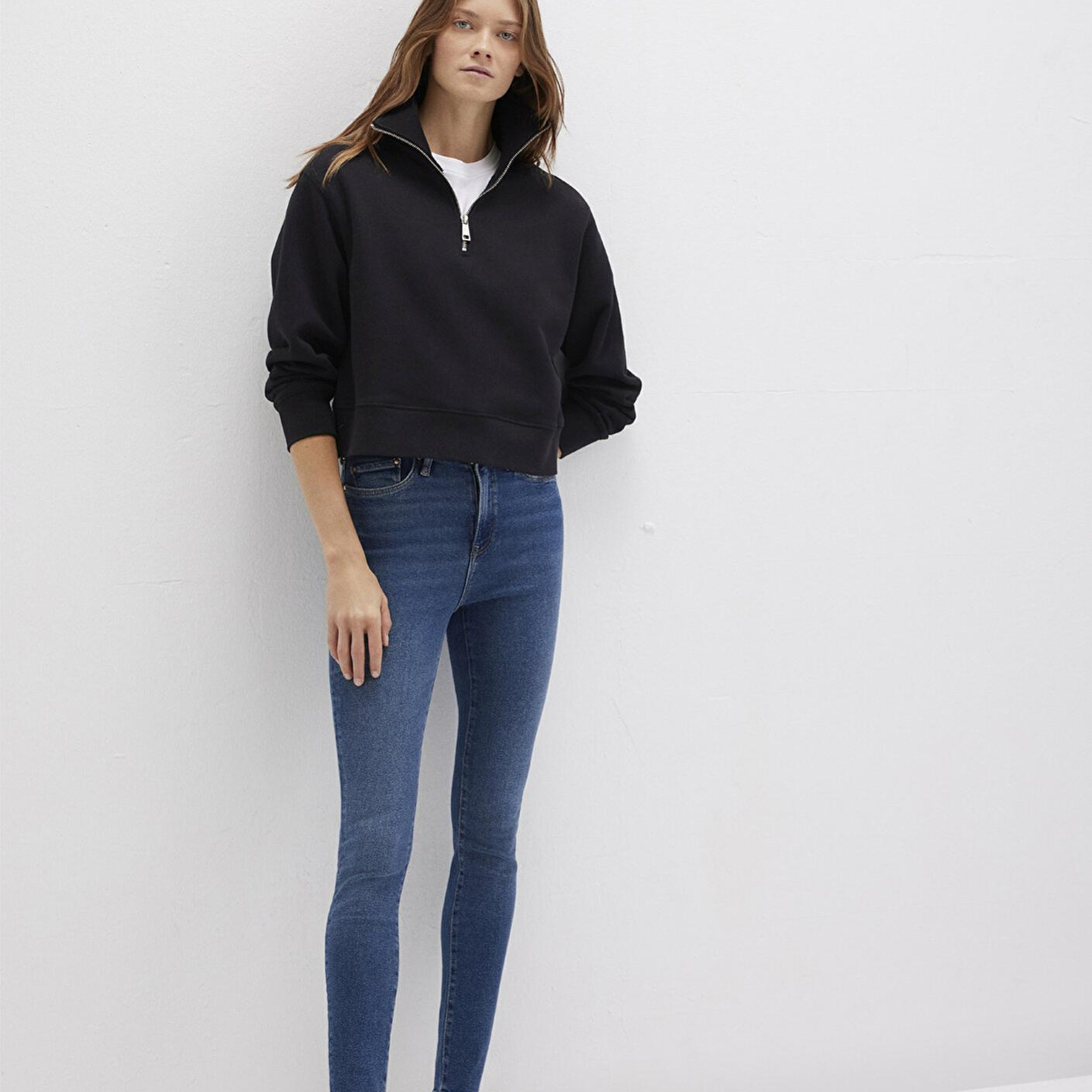 Mavi Serenay Gold Shape Koyu Mavi Jean Pantolon 100980-33687