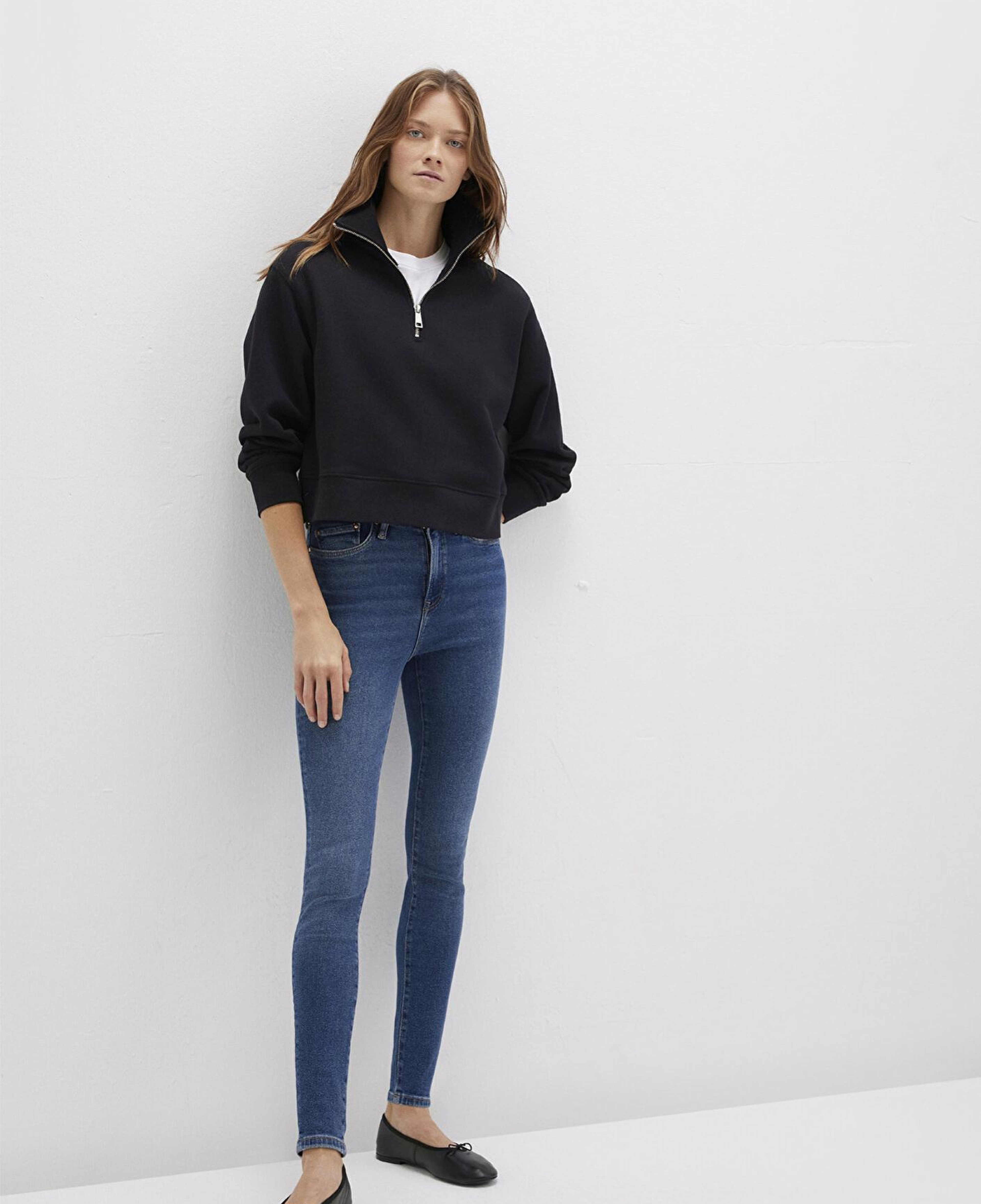 Mavi Serenay Gold Shape Koyu Mavi Jean Pantolon 100980-33687