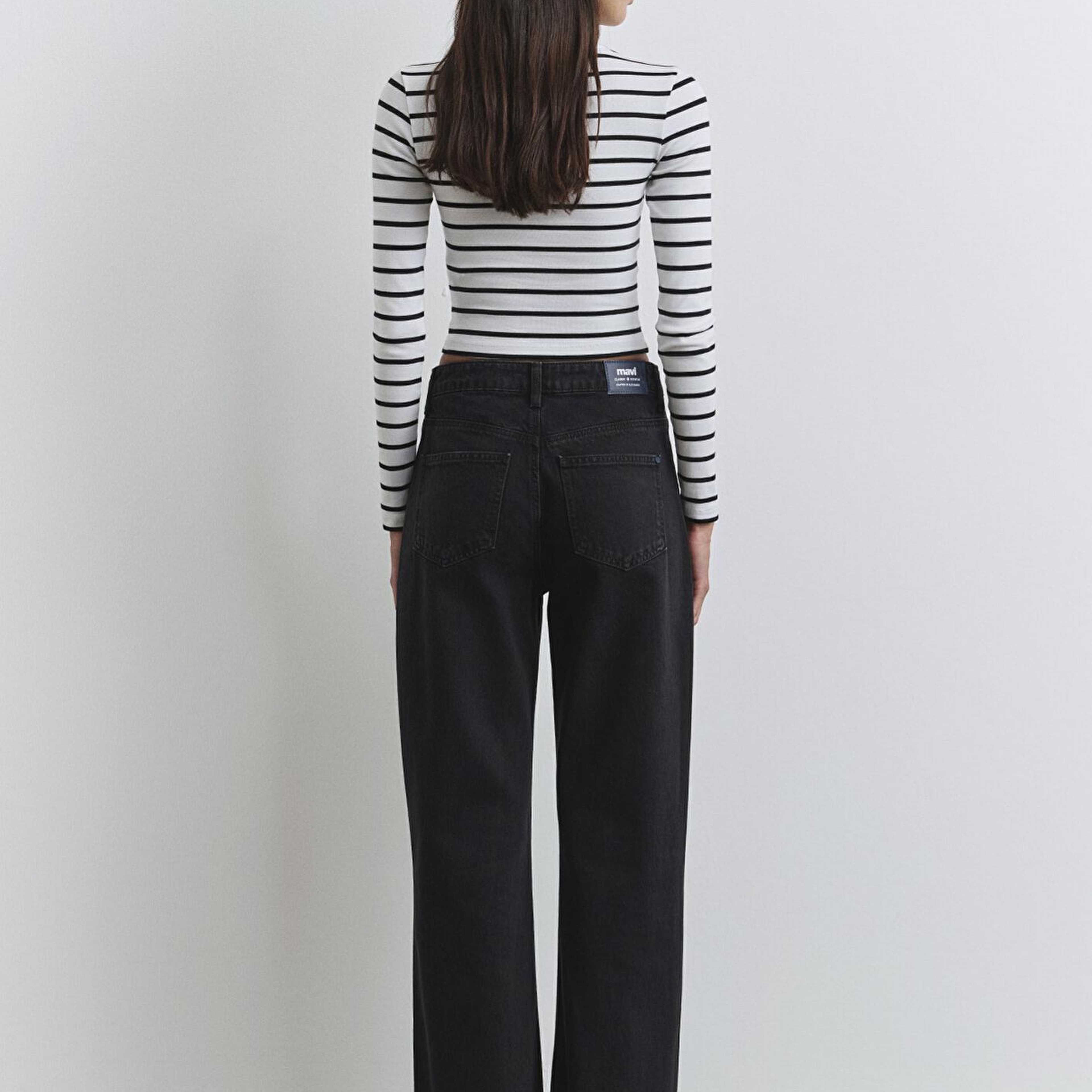 Mavi Victoria Classic Denim Antrasit Smoke Jean Pantolon 101072-82298