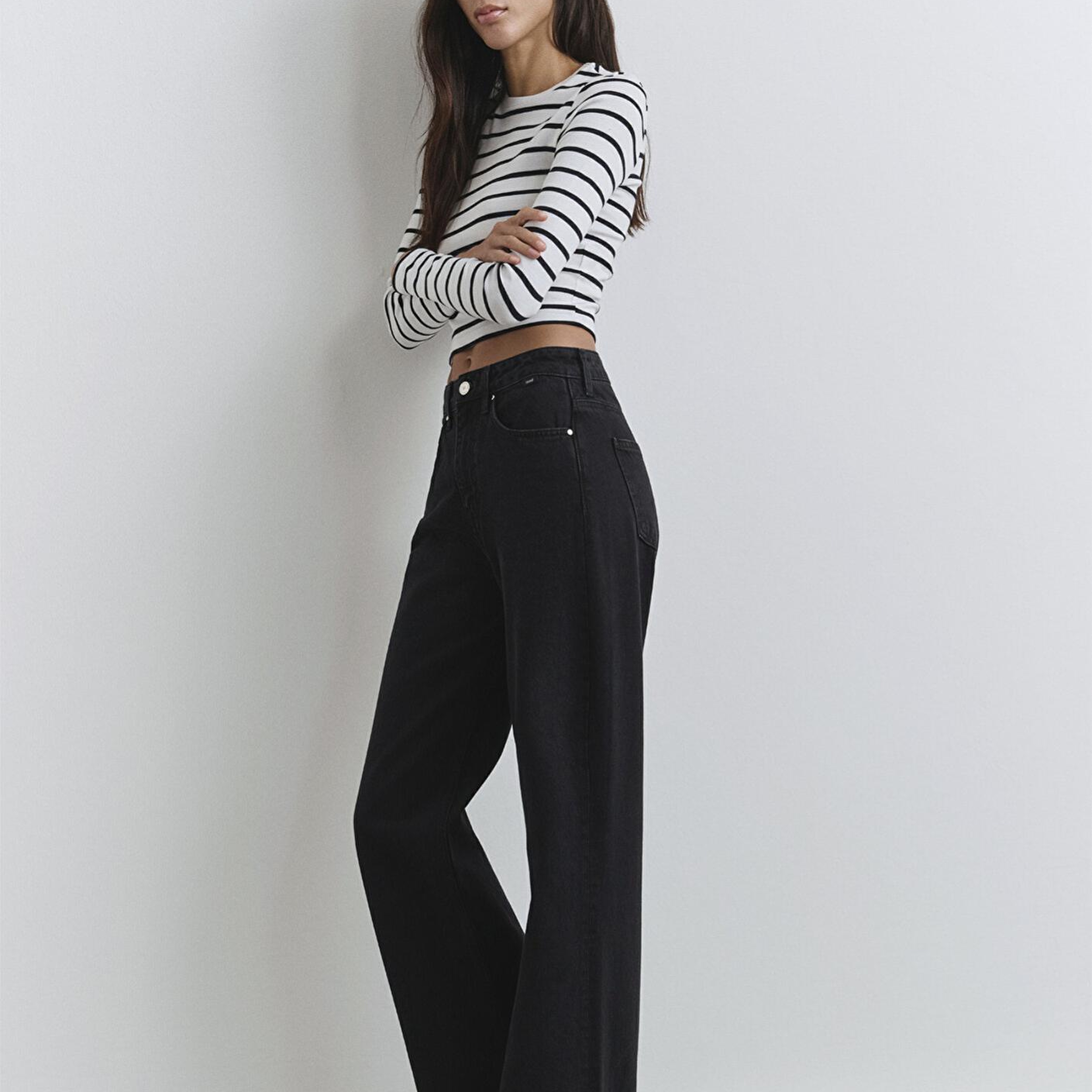 Mavi Victoria Classic Denim Antrasit Smoke Jean Pantolon 101072-82298