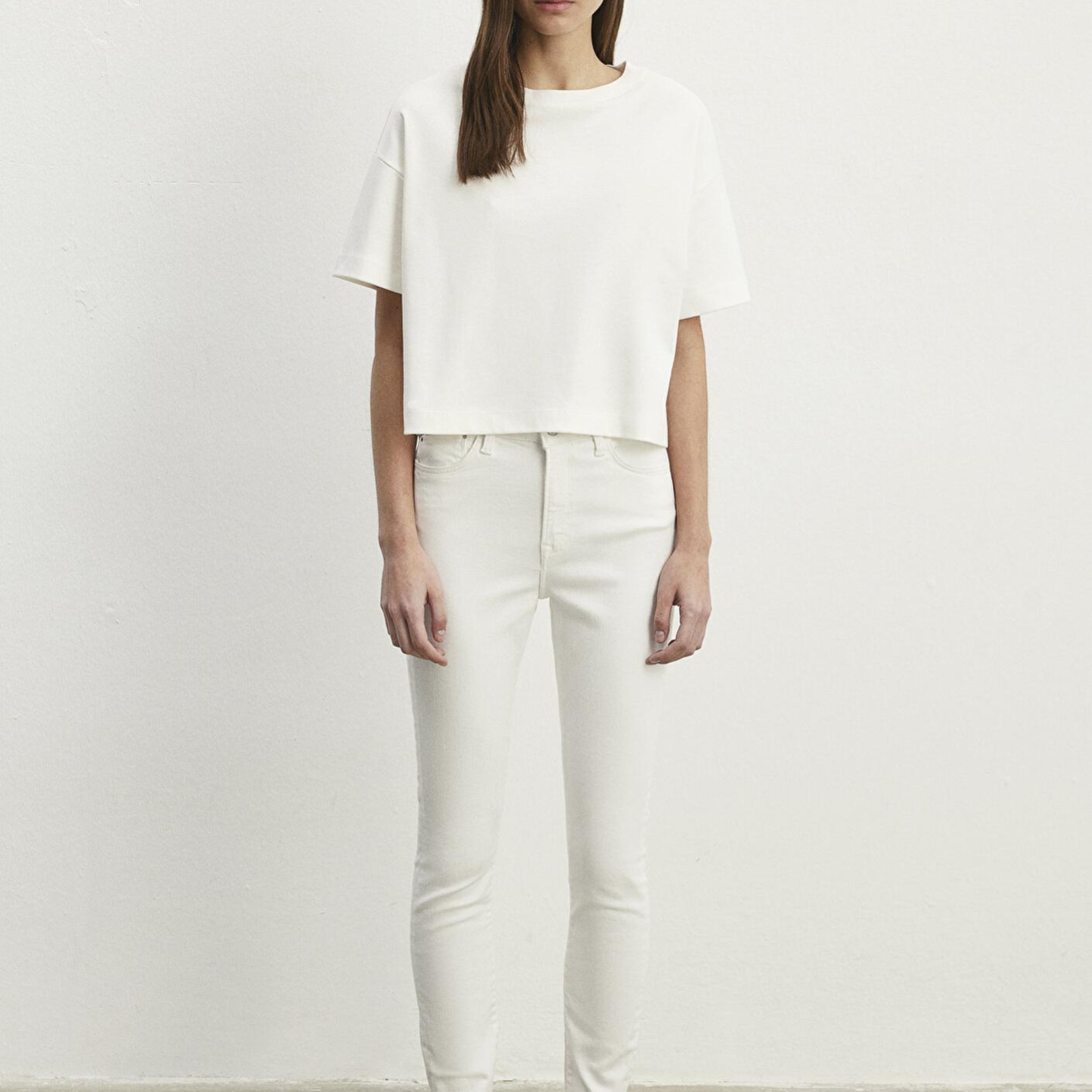 Mavi Serenay Gold Shape Beyaz Jean Pantolon 100980-83673