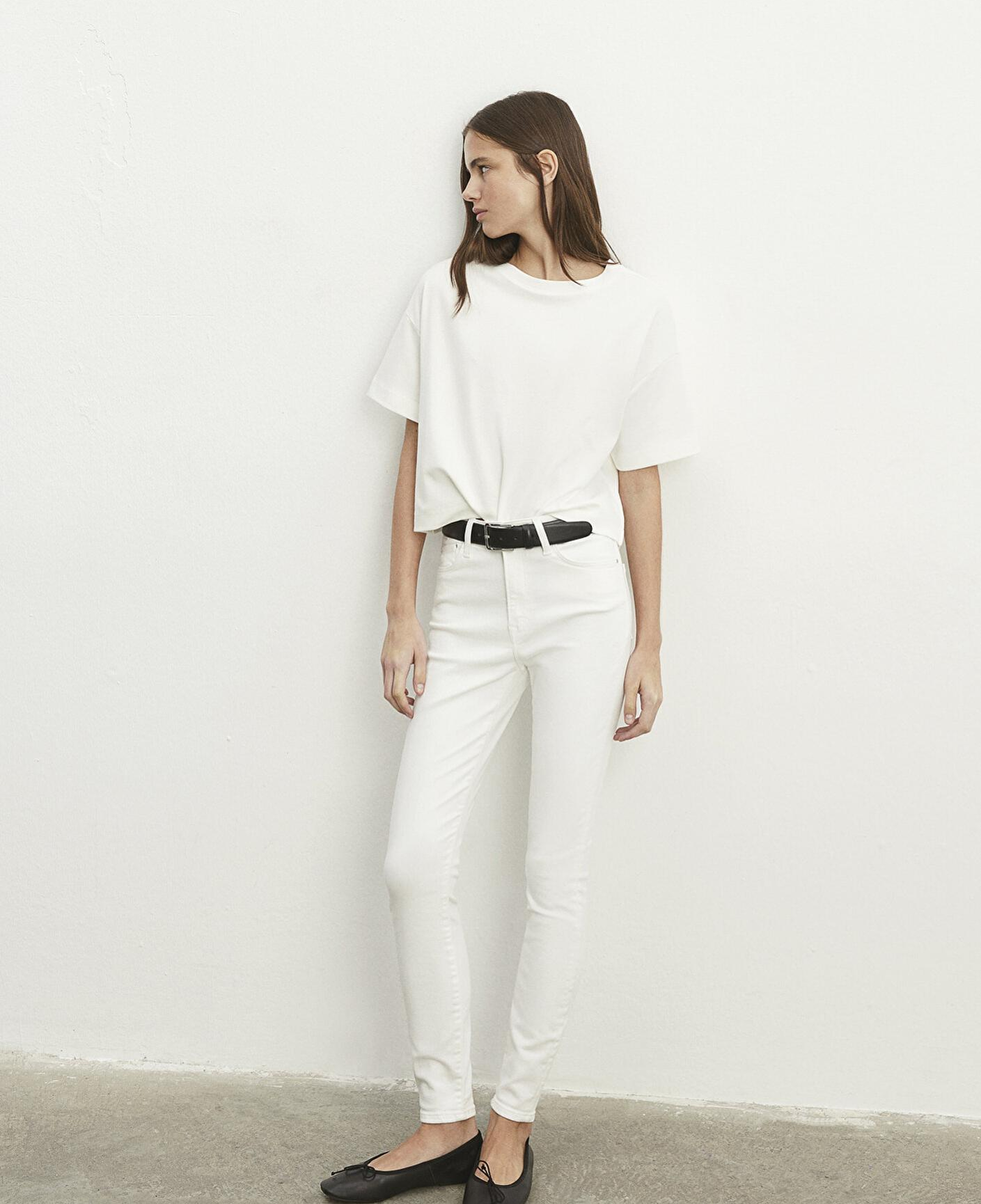 Mavi Serenay Gold Shape Beyaz Jean Pantolon 100980-83673