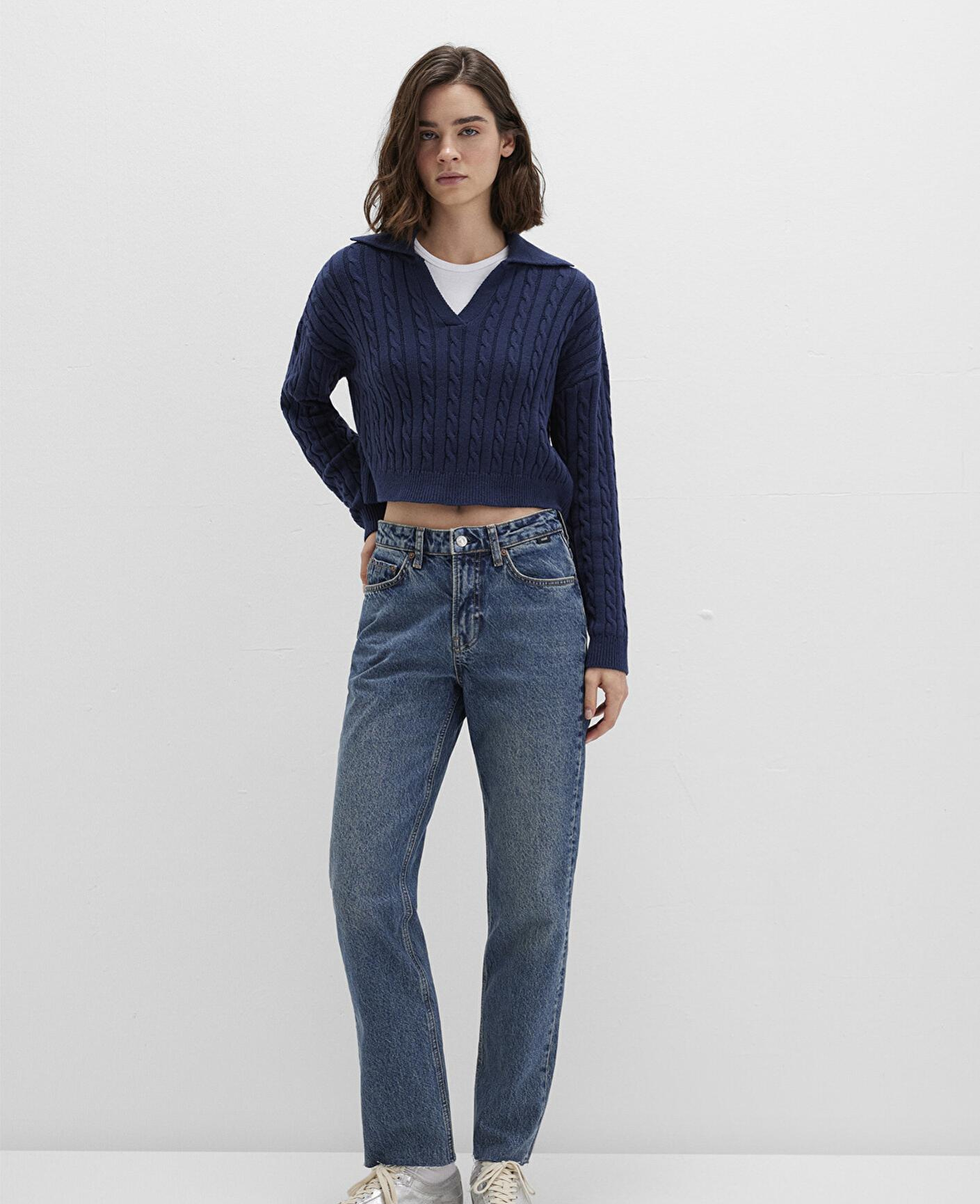 Mavi New York Classic Denim Puslu Koyu Mavi Jean Pantolon 101441-88581