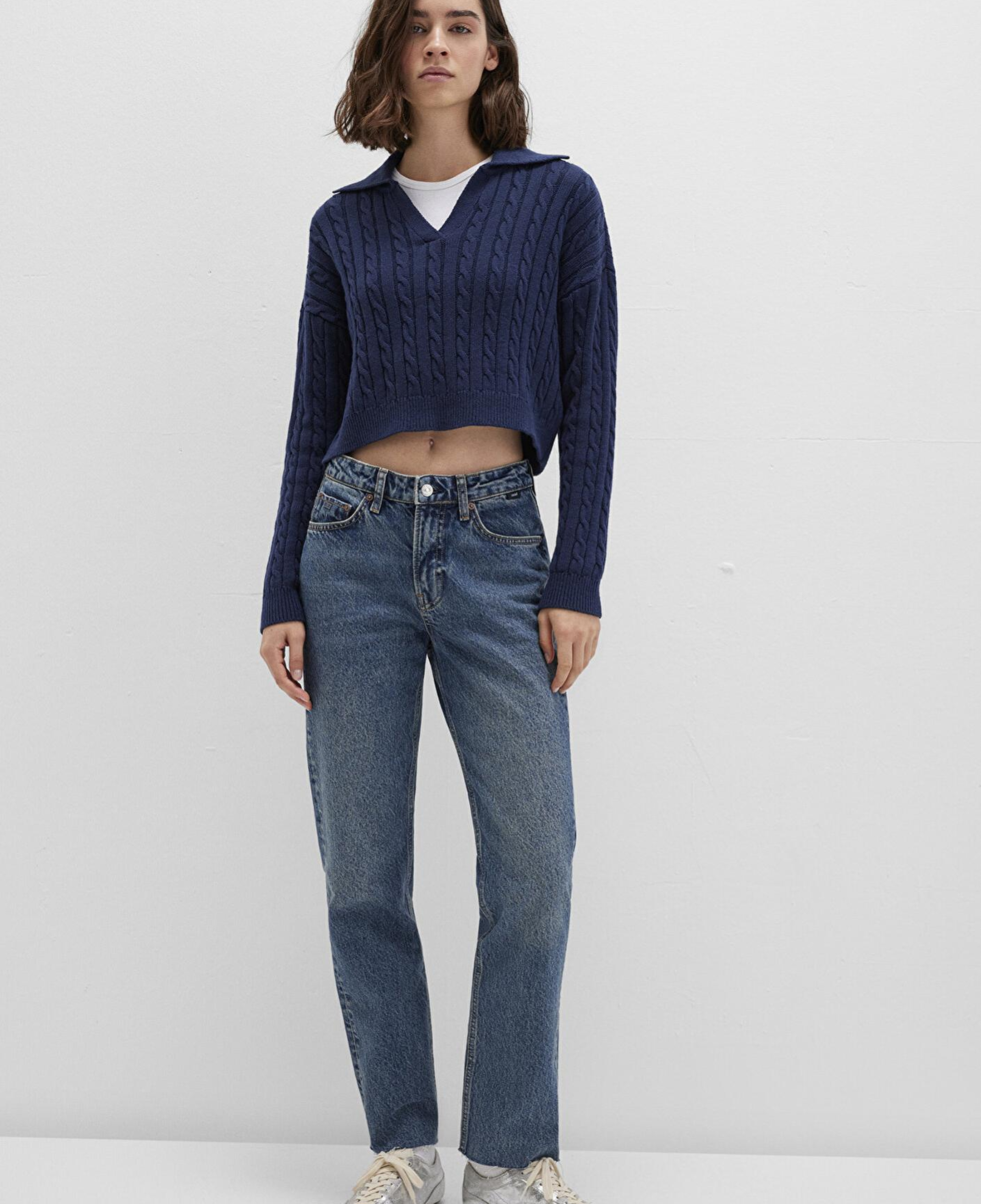 Mavi New York Classic Denim Puslu Koyu Mavi Jean Pantolon 101441-88581