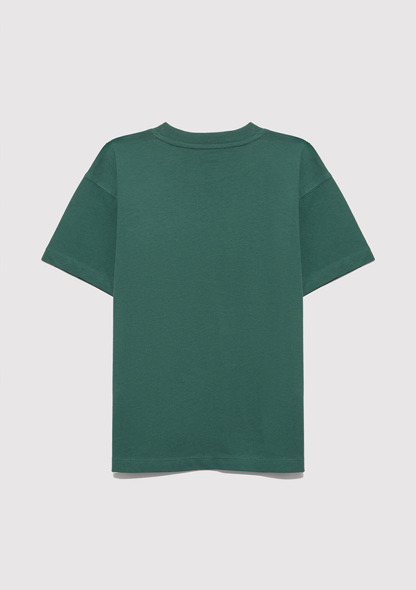 Mavi Mavi Since 1991 Baskılı Yeşil Tişört Loose Fit / Bol Rahat Kesim 6610369-71930