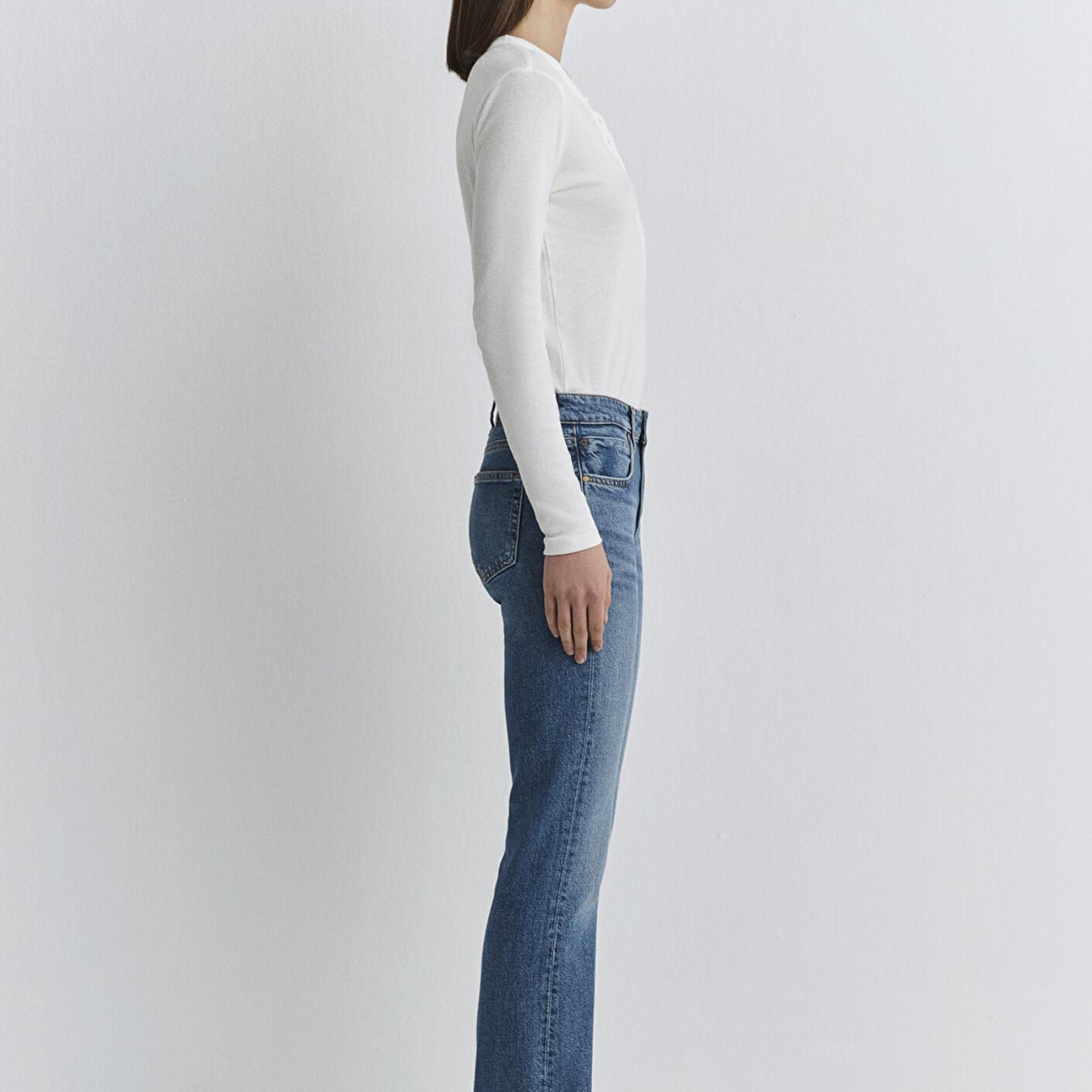Mavi Alina Iconic Puslu Indigo Mavisi Jean Pantolon 1012577-90538