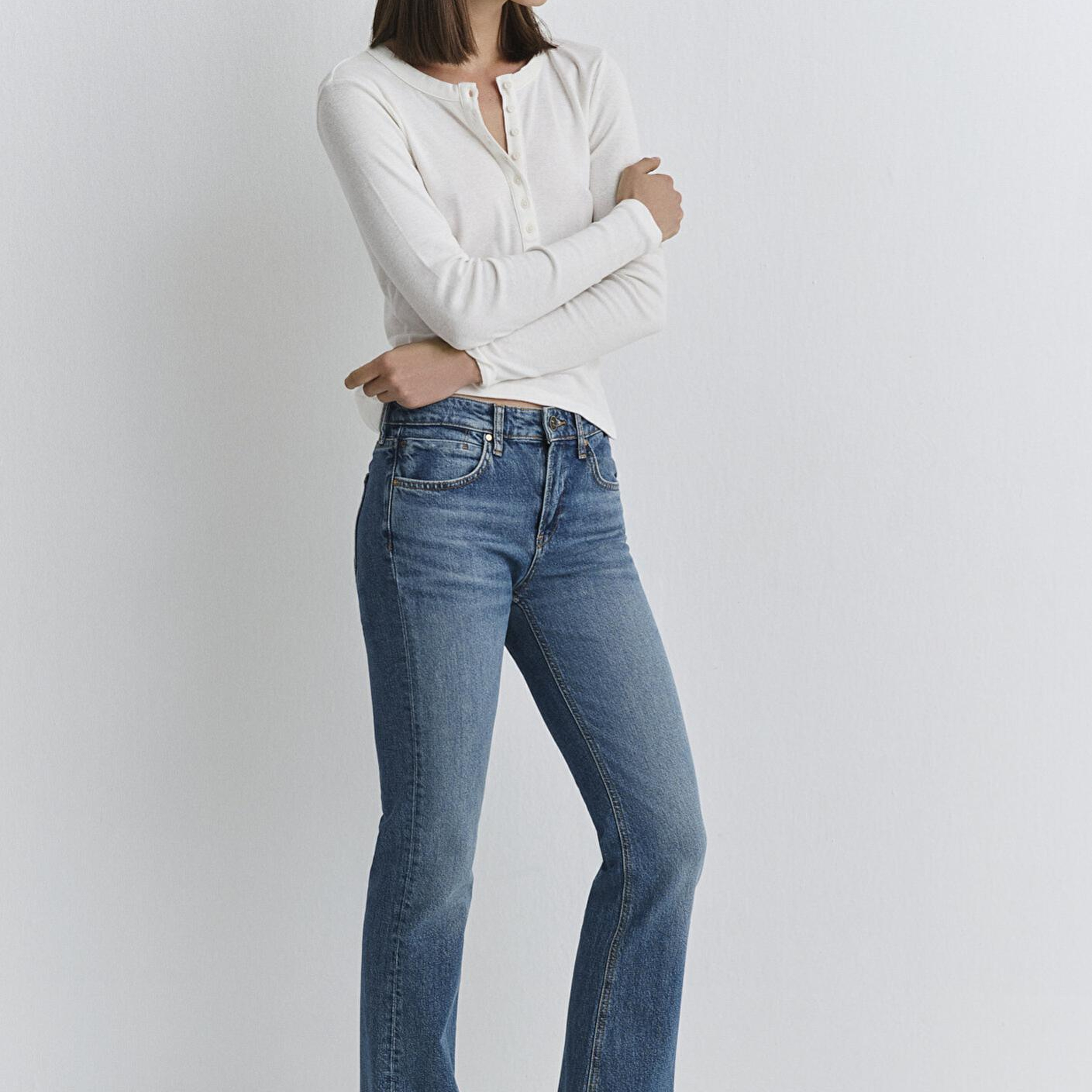 Mavi Alina Iconic Puslu Indigo Mavisi Jean Pantolon 1012577-90538