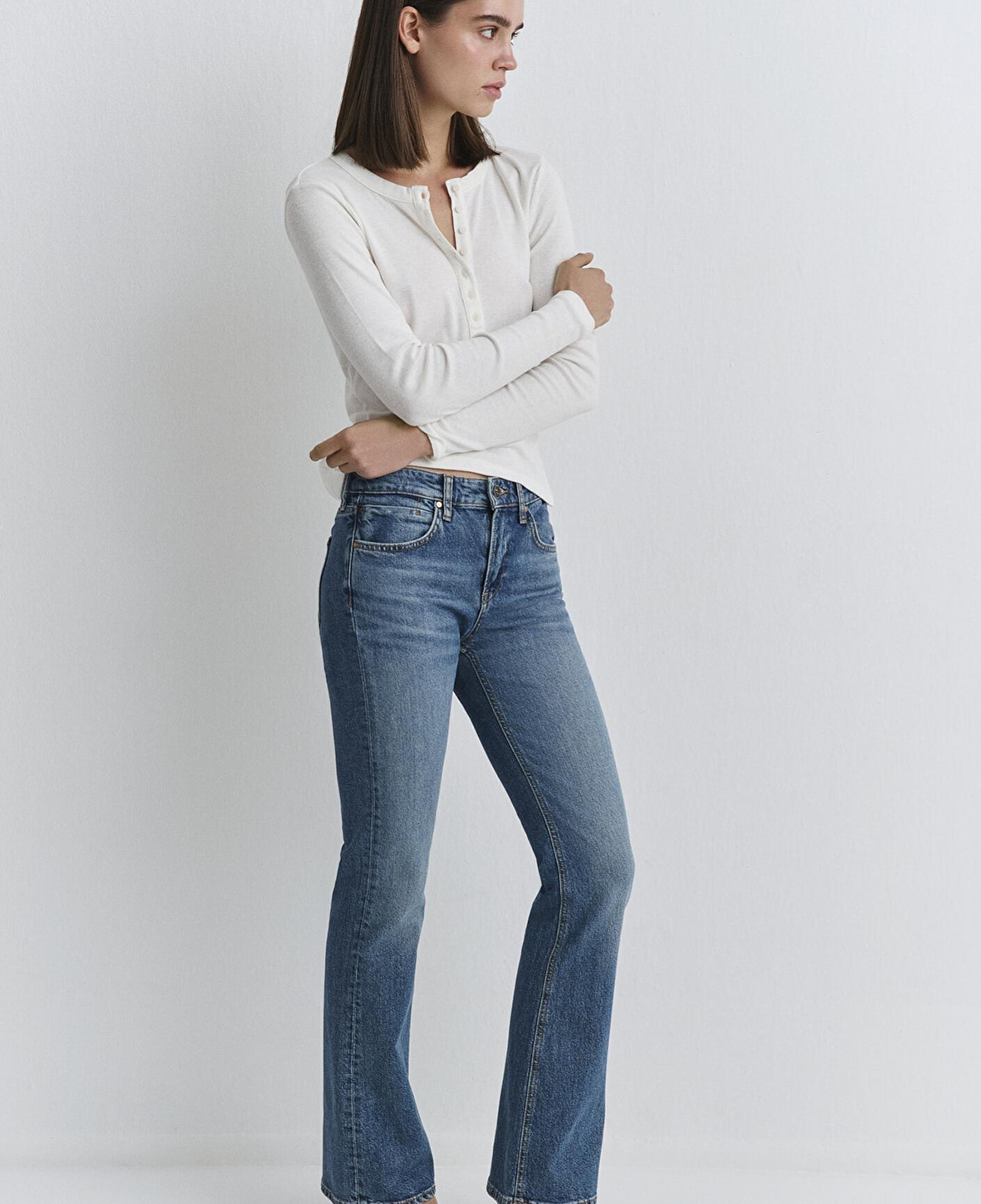 Mavi Alina Iconic Puslu Indigo Mavisi Jean Pantolon 1012577-90538