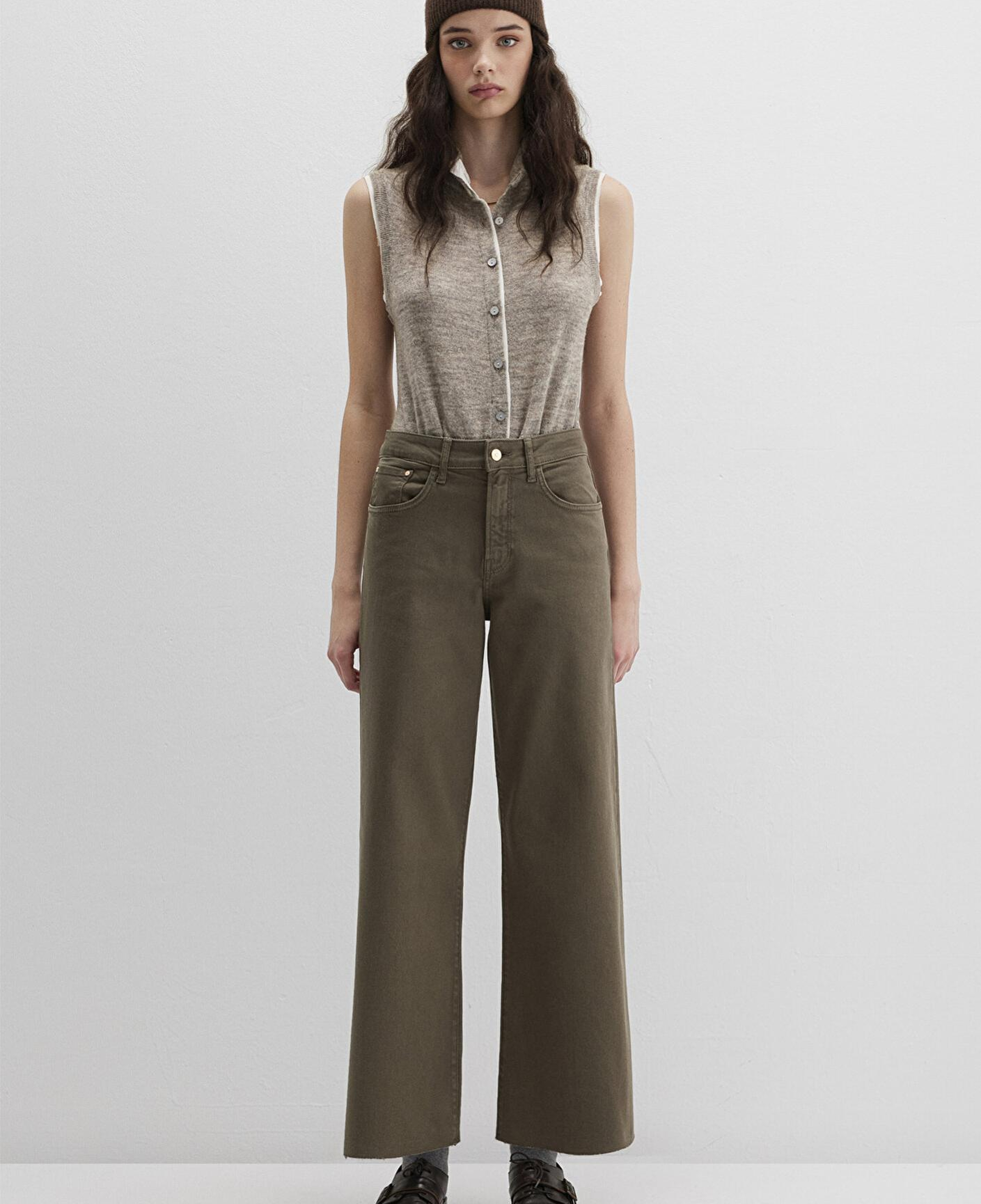 Mavi Paloma Haki Gabardin Pantolon 1010114-91195