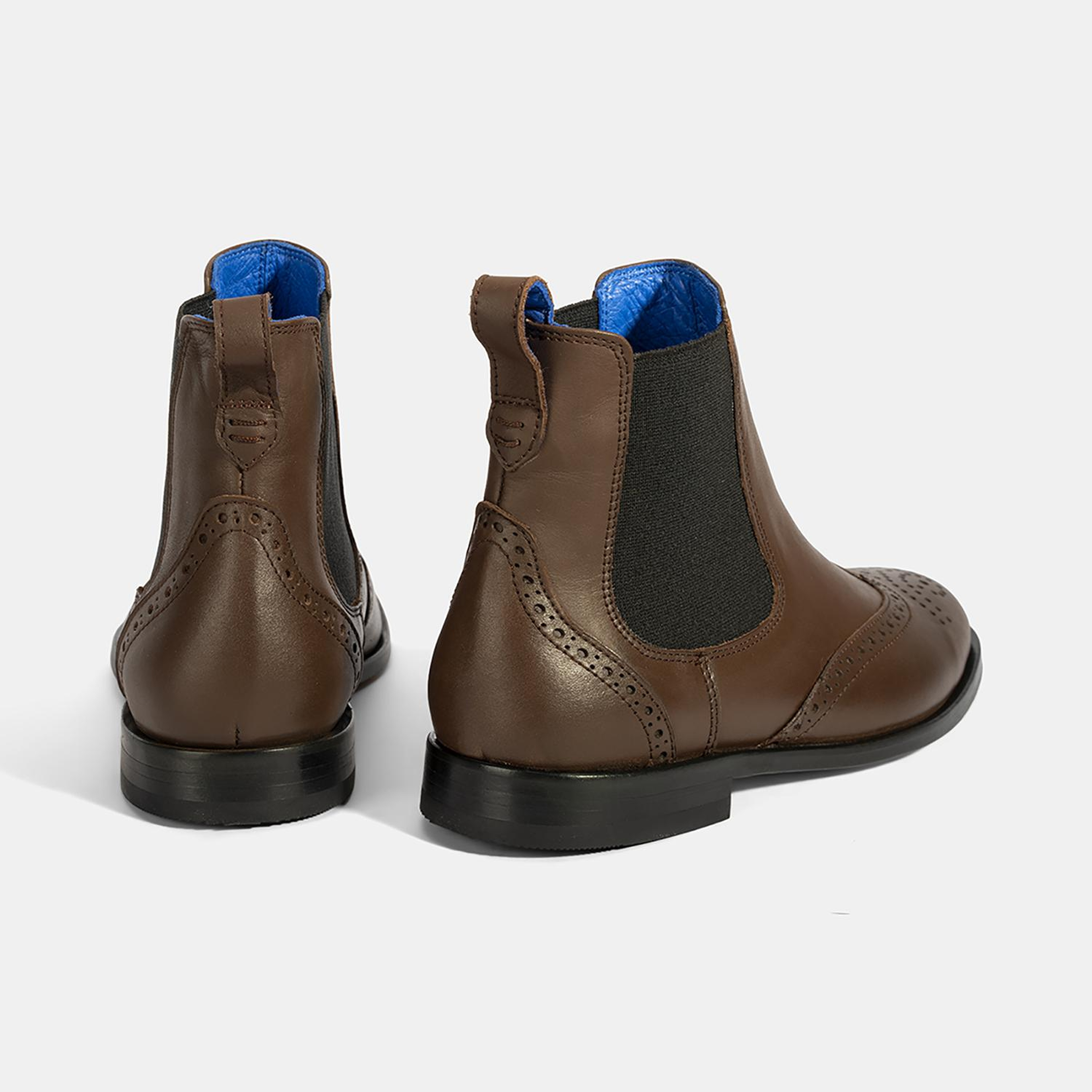 Kadın Mavi Astar Detaylı Kahve Chelsea Bot