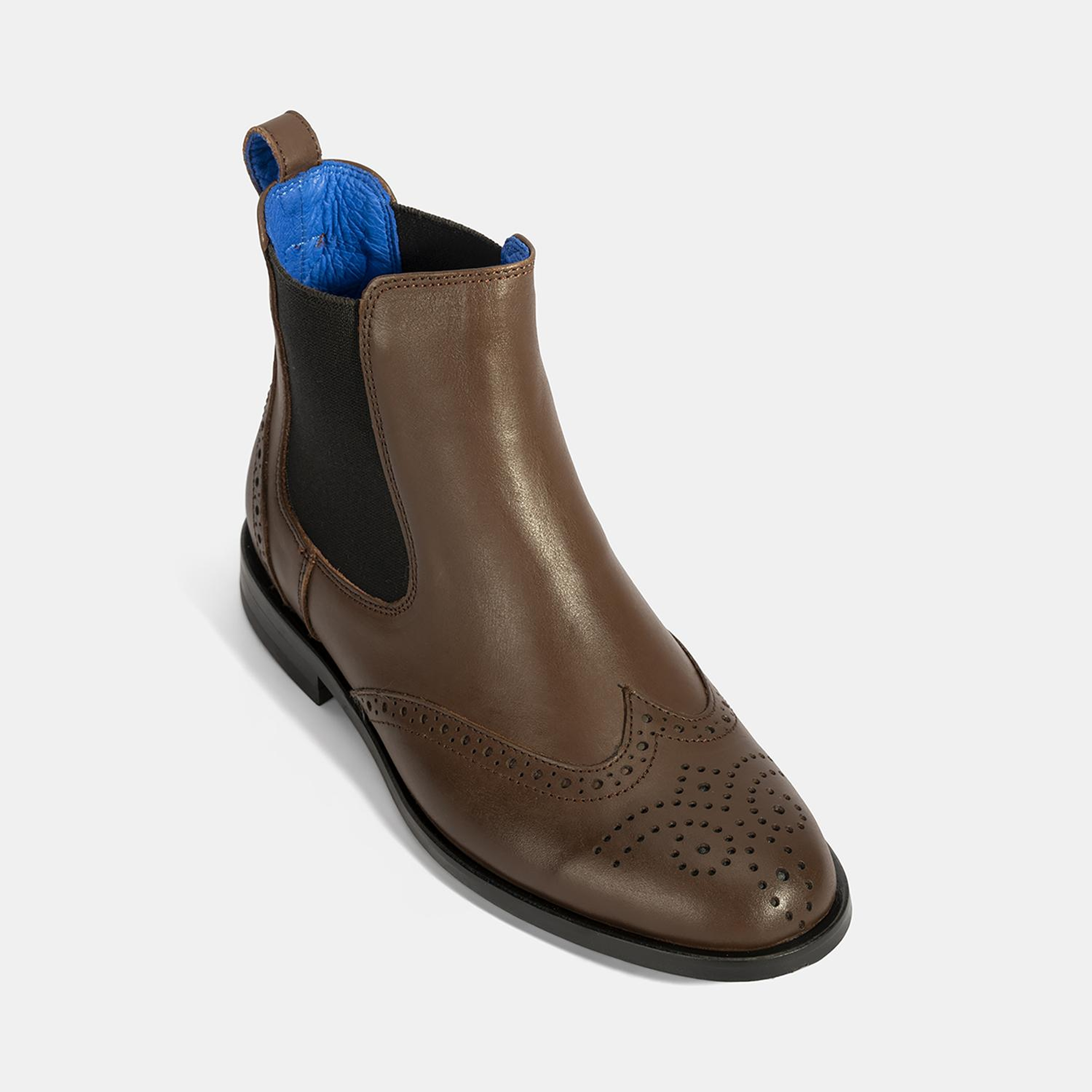 Kadın Mavi Astar Detaylı Kahve Chelsea Bot