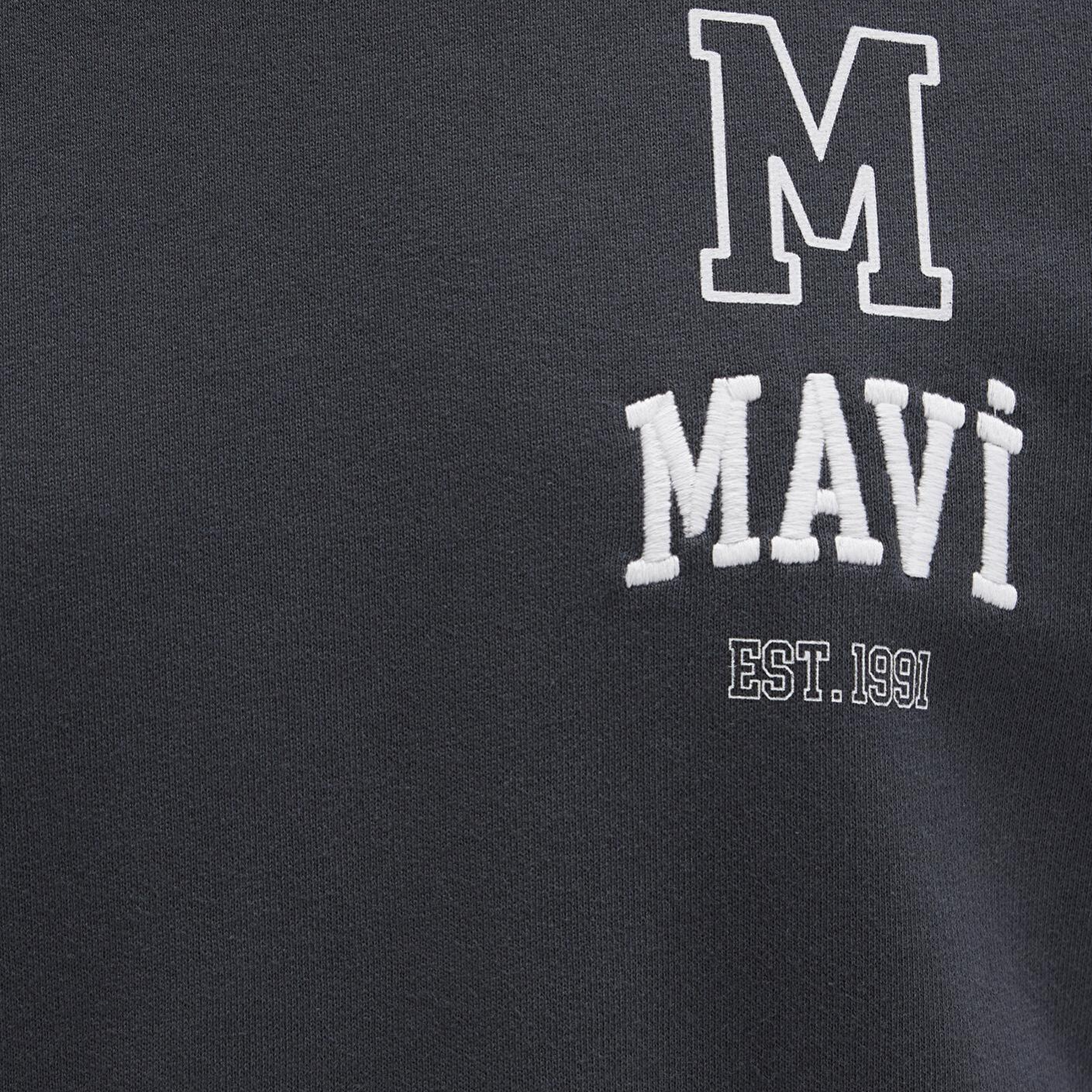 Mavi Mavi Logo Baskılı Antrasit Sweatshirt 1S10148-70087