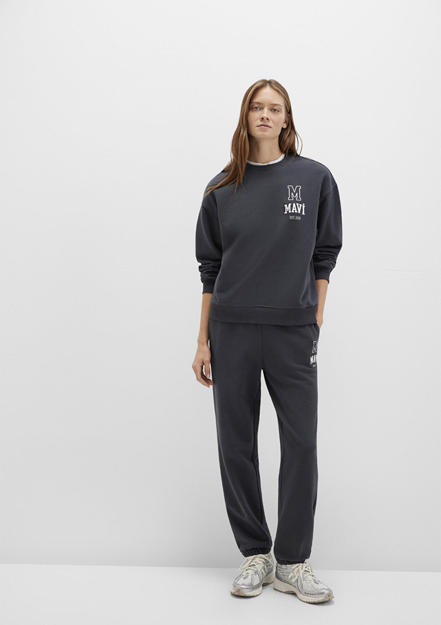 Mavi Mavi Logo Baskılı Antrasit Eşofman Altı 1010801-70087
