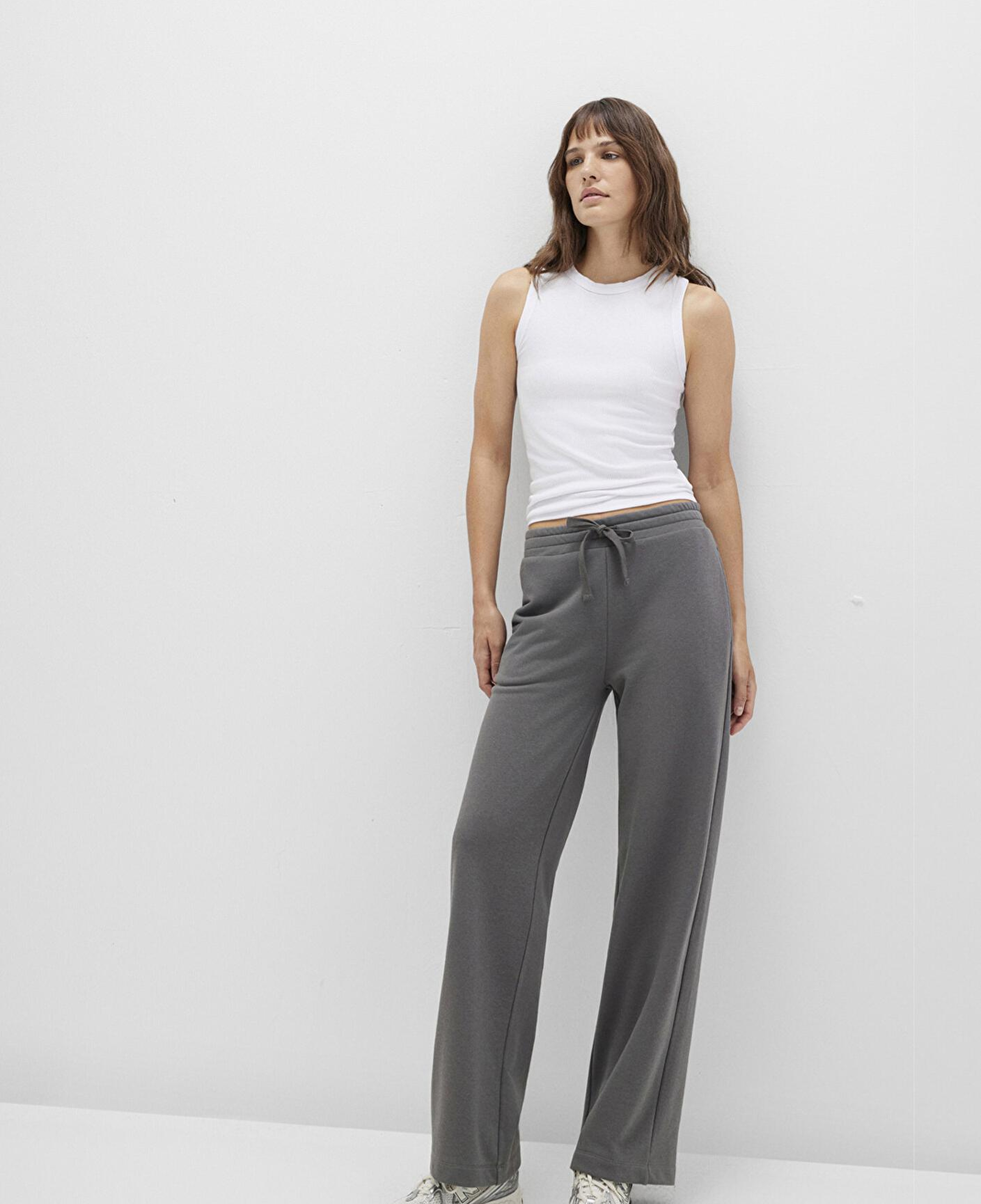 Mavi Geniş Paça Gri Basic Eşofman Altı 1011057-70096