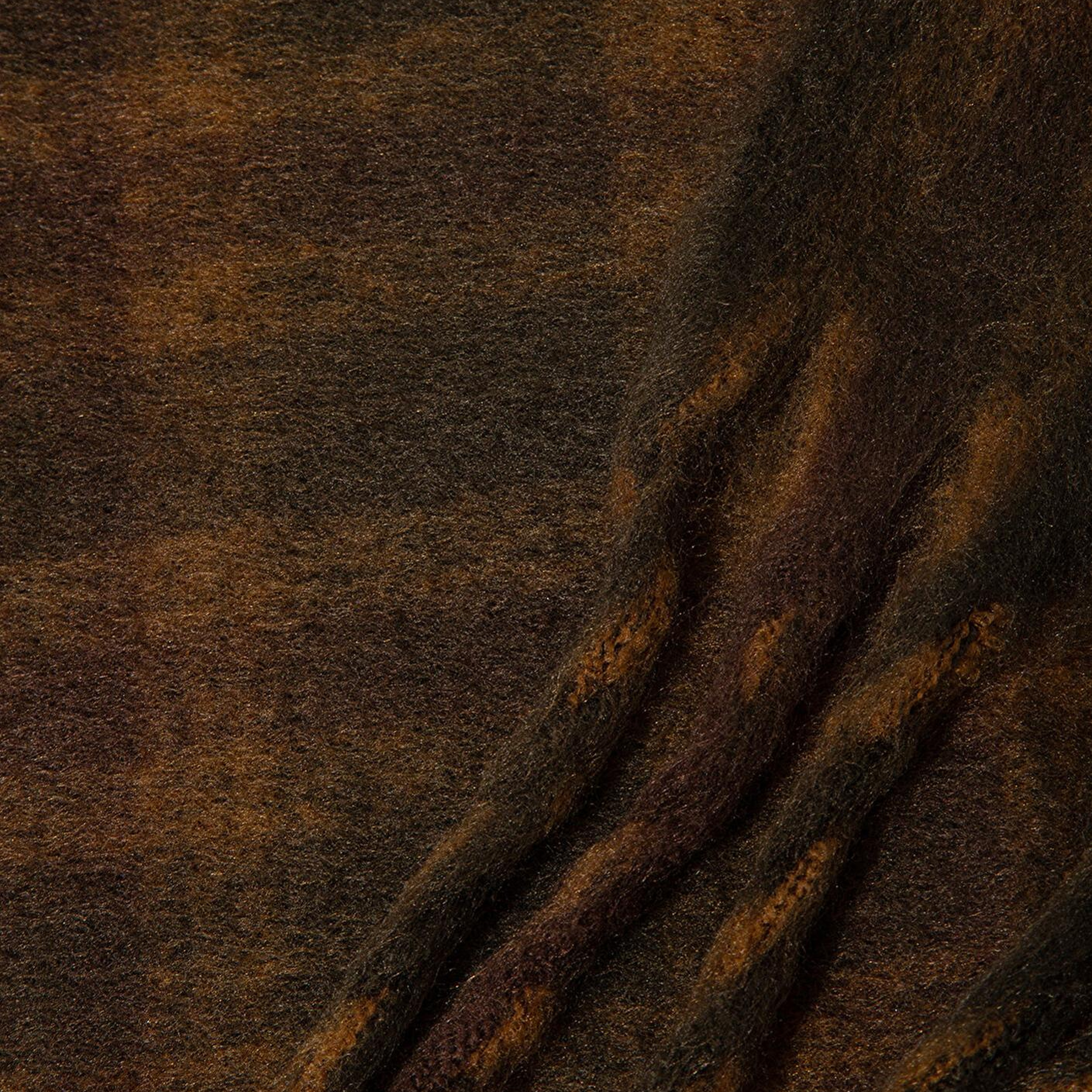 Mavi Kareli Kahverengi Atkı 0912072-29871