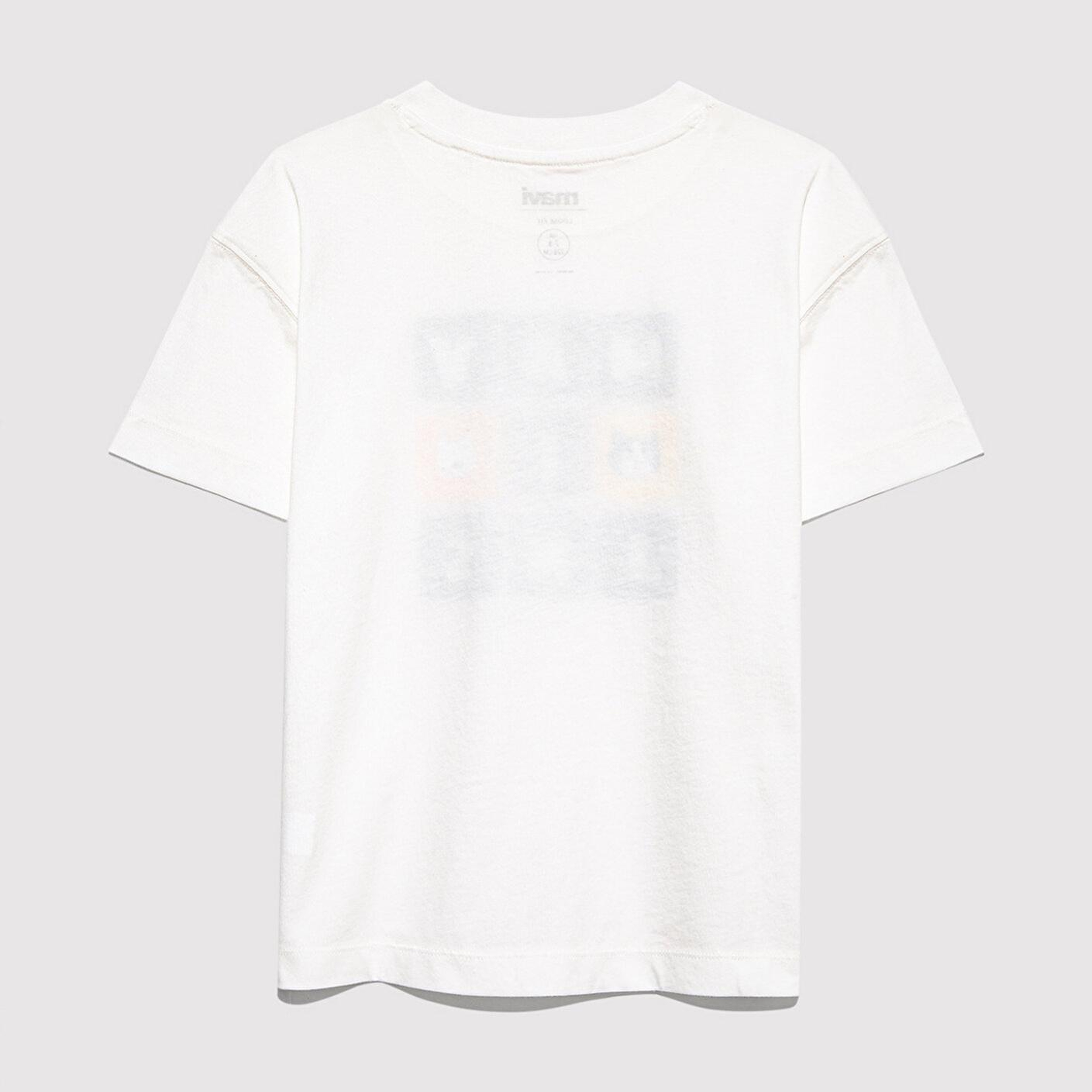 Mavi Mavi Jeans Baskılı Ekru Tişört Loose Fit / Bol Rahat Kesim 7610366-70057