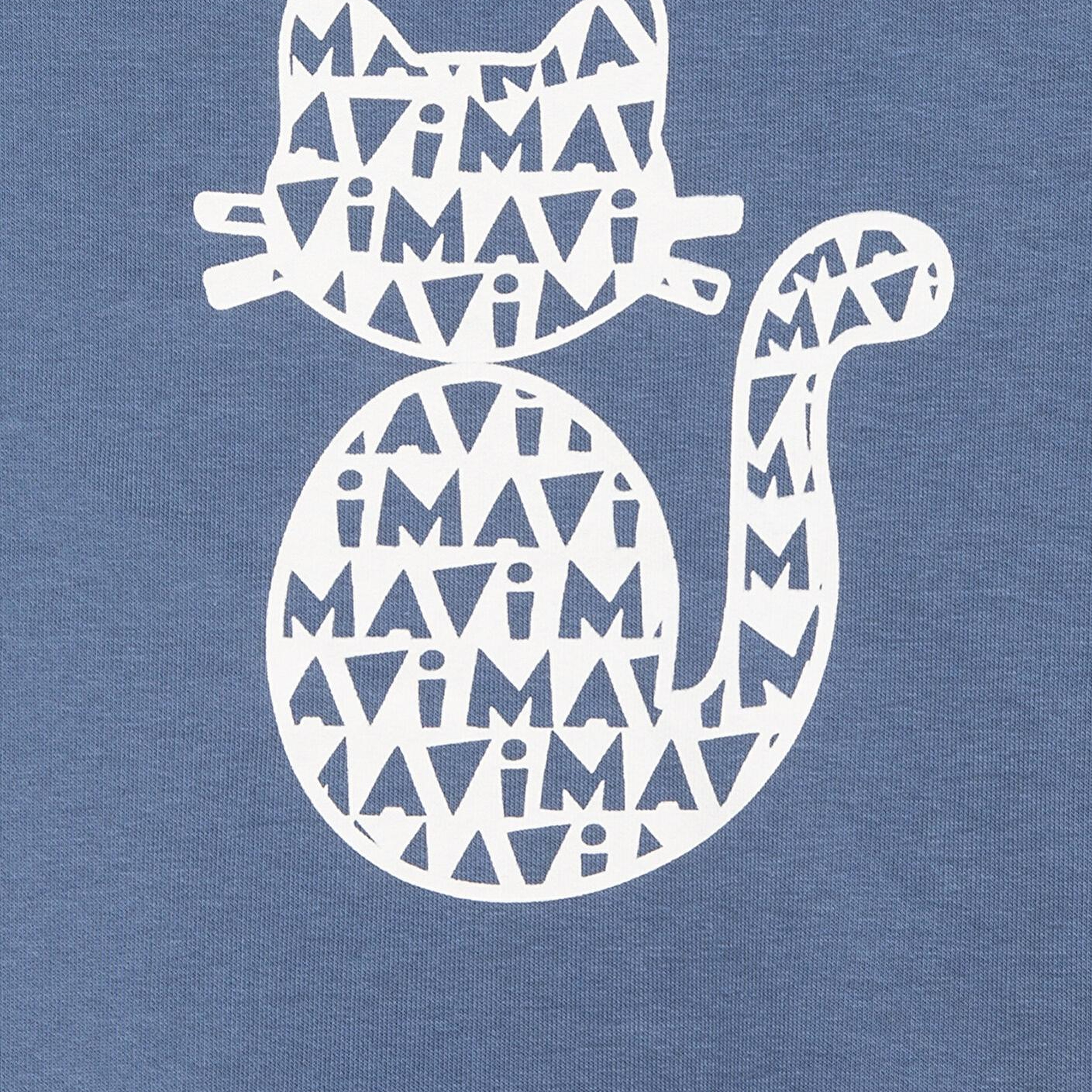 Mavi Mavi Kedi Baskılı Mavi Sweatshirt 7S10133-86702