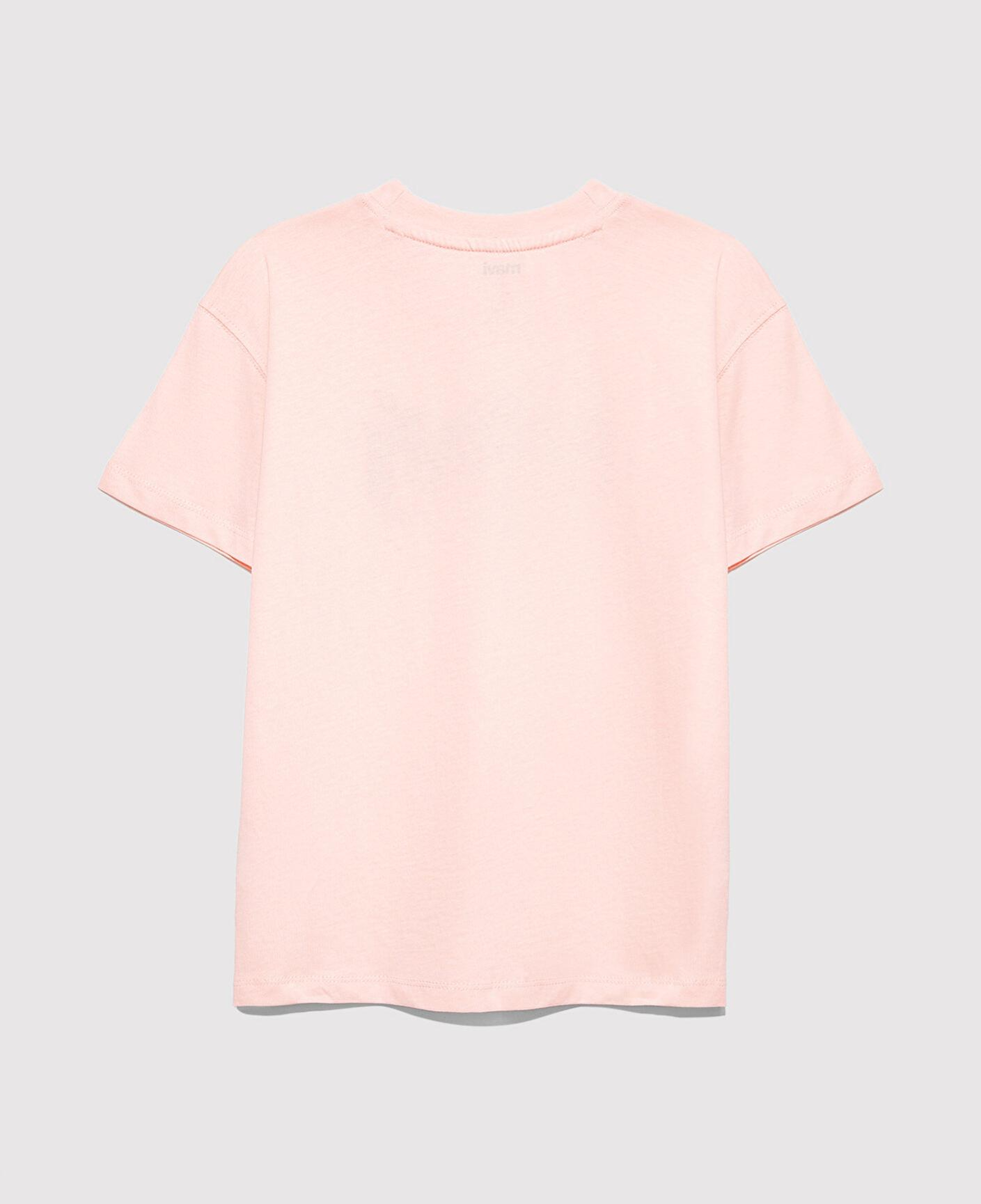 Mavi Mavi Pati Baskılı Pembe Tişört Loose Fit / Bol Rahat Kesim 7610361-90974