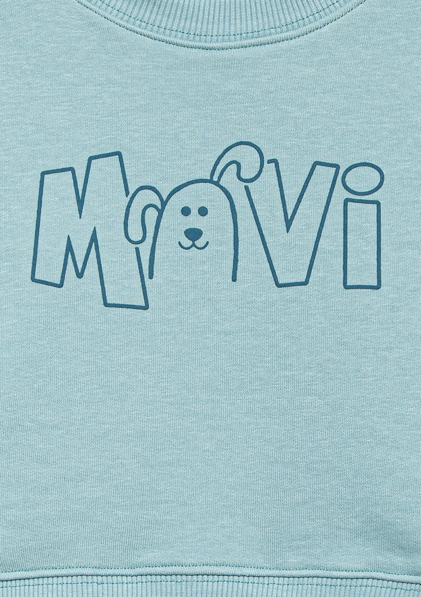 Mavi Mavi Logo Köpek Baskılı Yeşil Sweatshirt 7S10126-71748