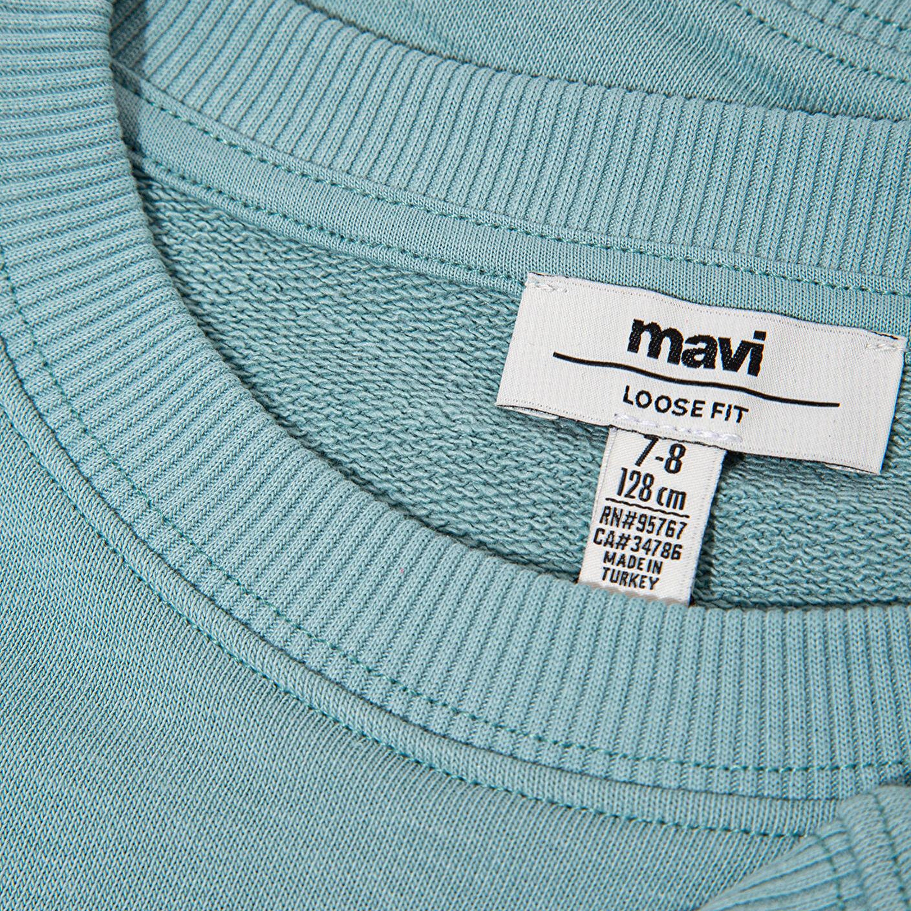 Mavi Mavi Logo Köpek Baskılı Yeşil Sweatshirt 7S10126-71748