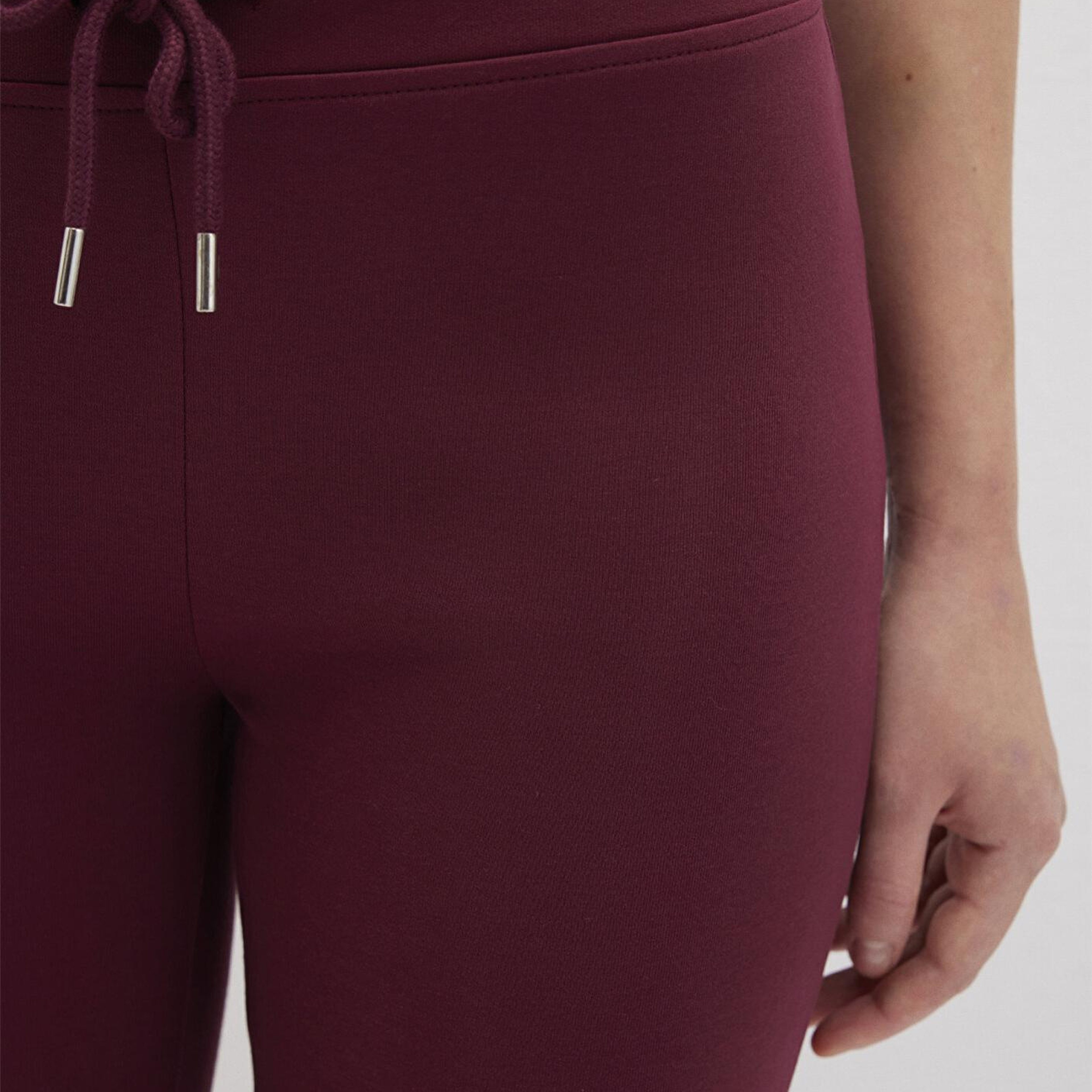 Mavi İspanyol Paça Bordo İnterlok Eşofman Altı 1011077-70394