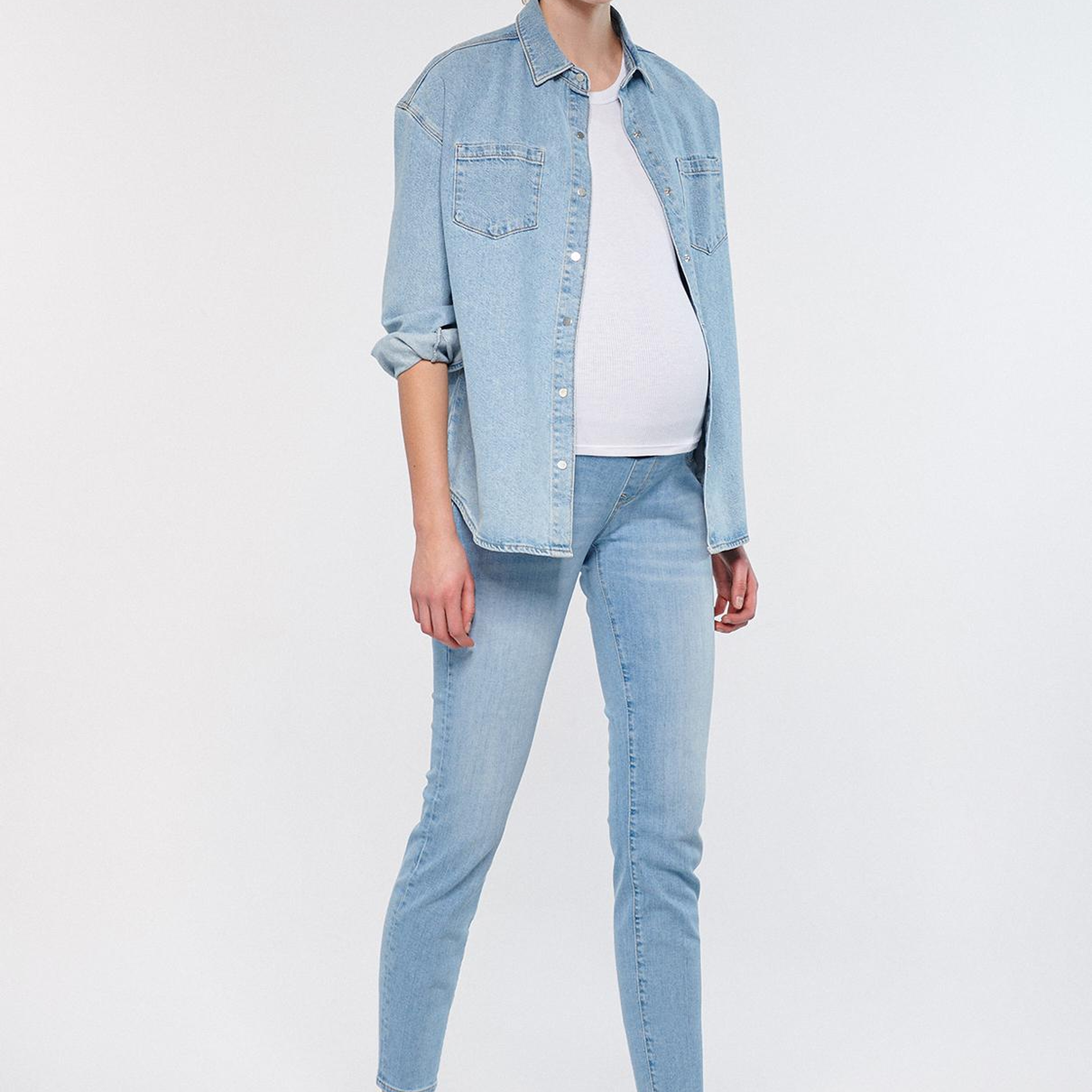 Mavi Vanessa Everyday Puslu Açık Mavi Jean Pantolon 1043284482