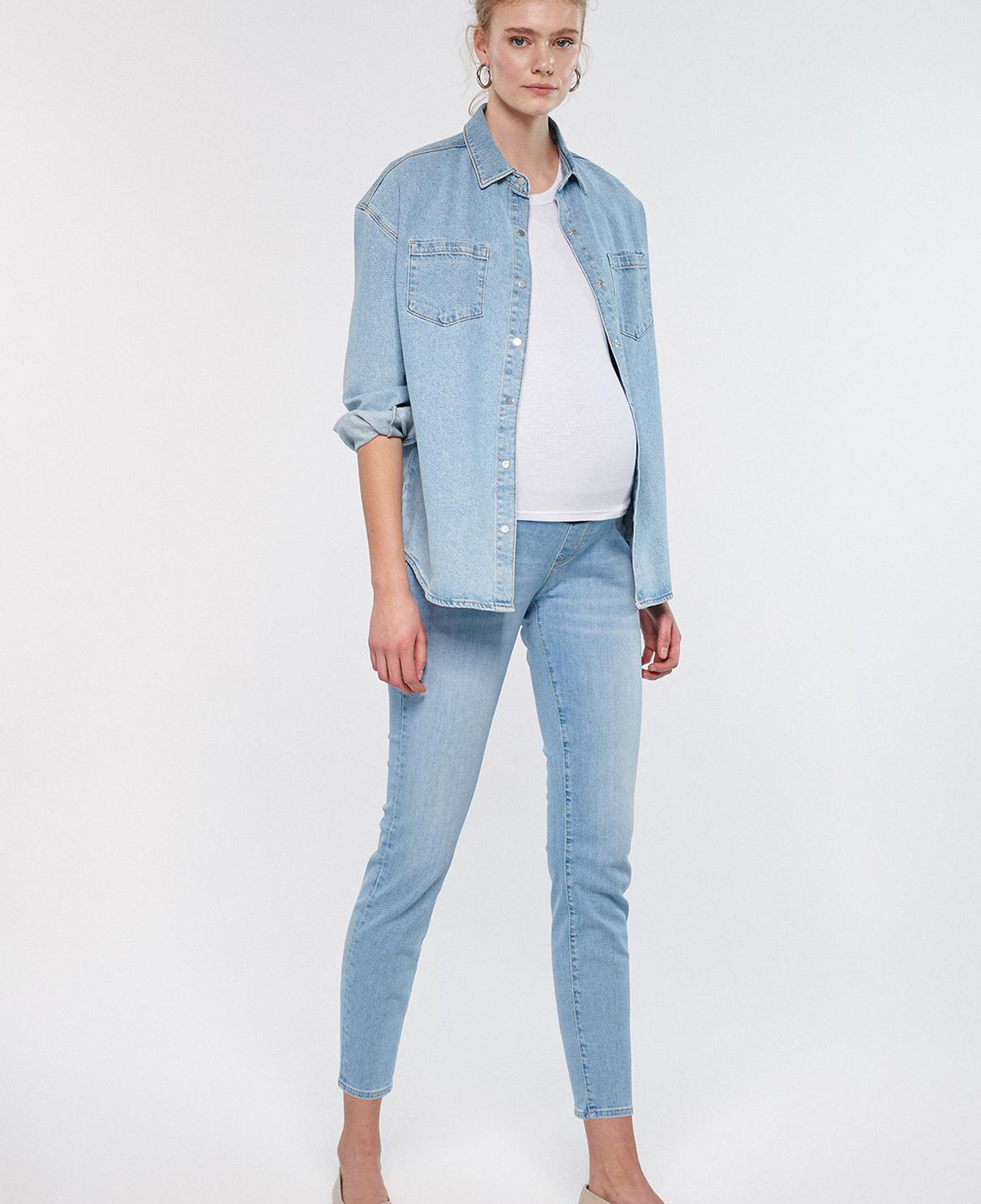 Mavi Vanessa Everyday Puslu Açık Mavi Jean Pantolon 1043284482