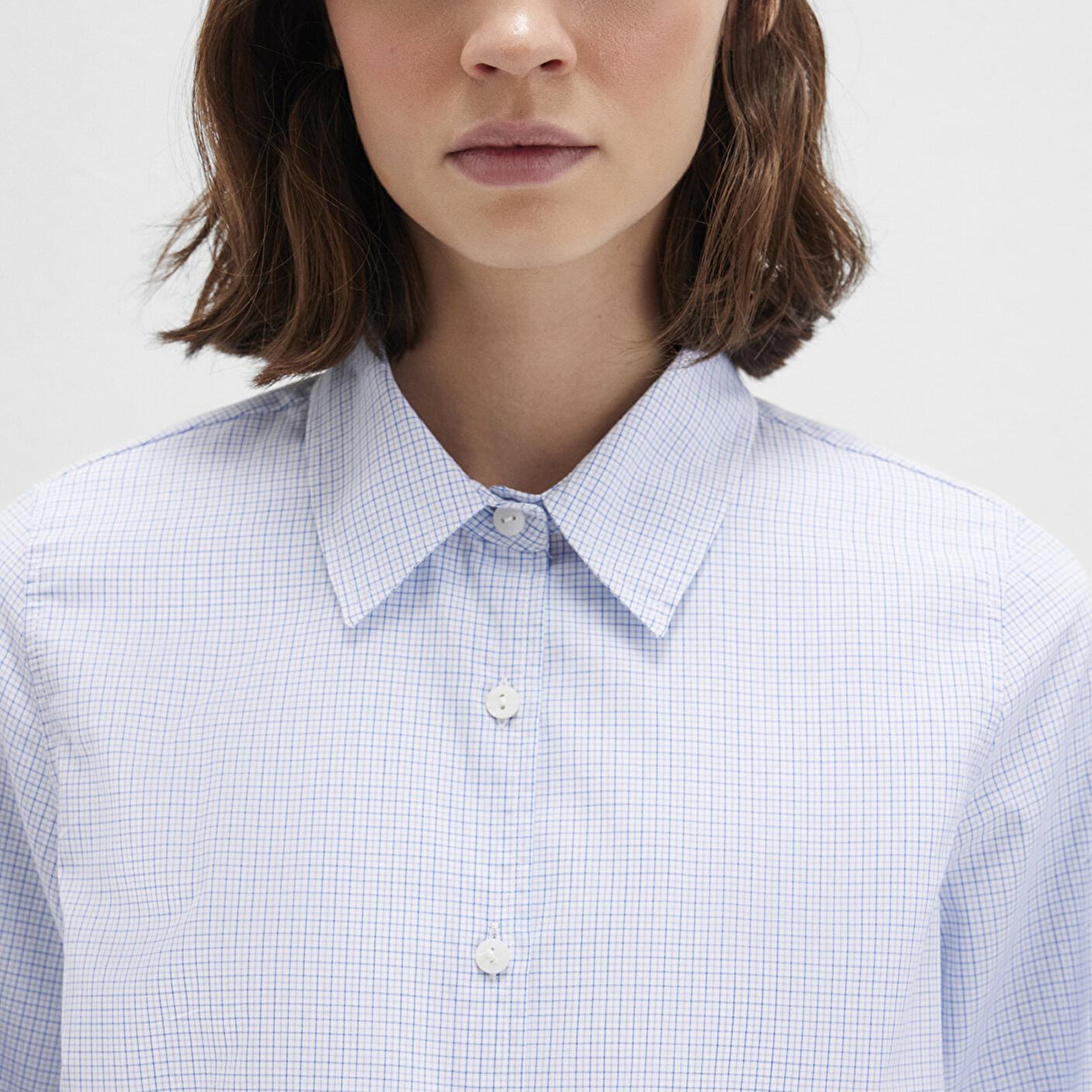 Mavi Kareli Mavi Gömlek Regular Fit / Normal Kesim 1211168-83150