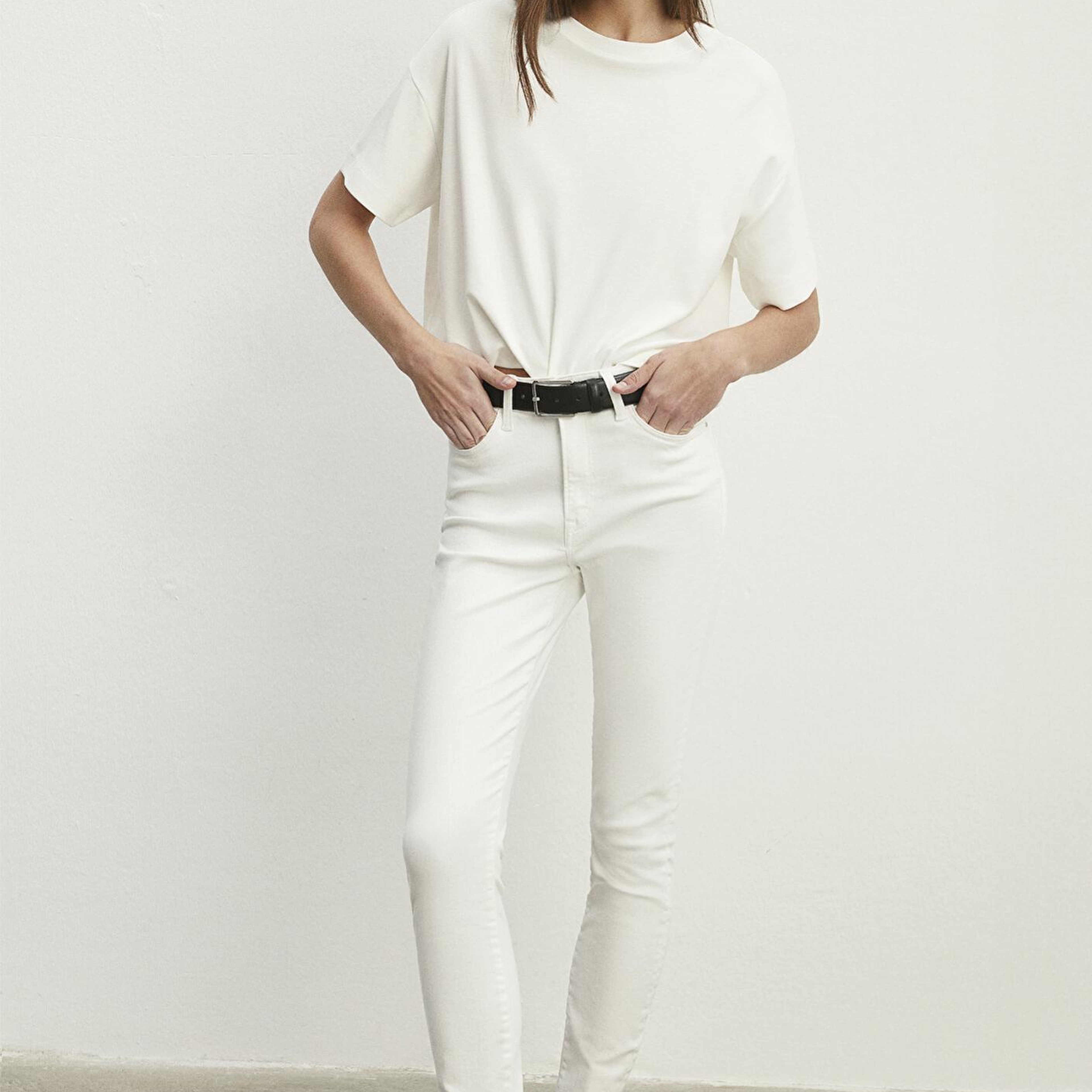 Mavi Serenay Gold Shape Beyaz Jean Pantolon 100980-83673