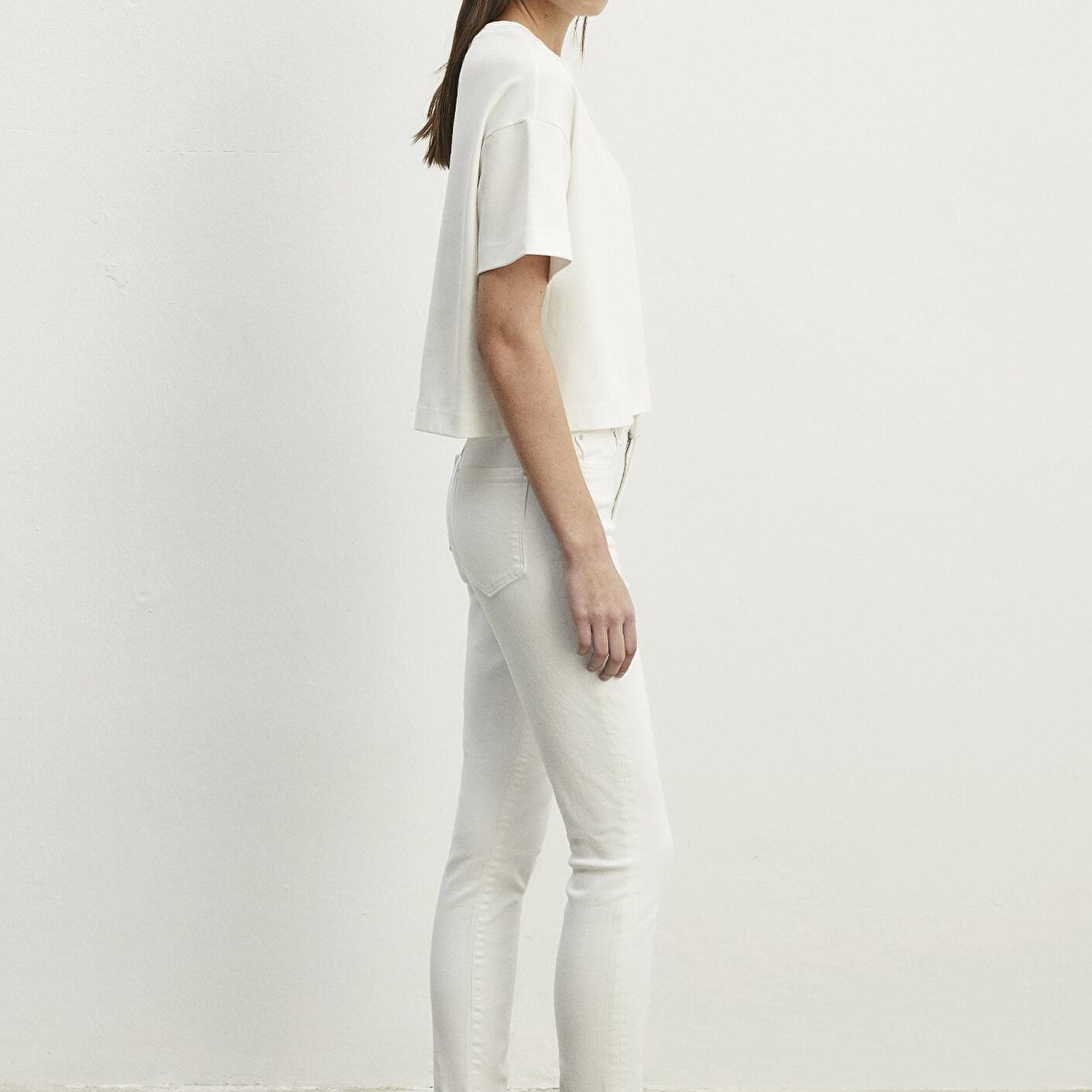 Mavi Serenay Gold Shape Beyaz Jean Pantolon 100980-83673